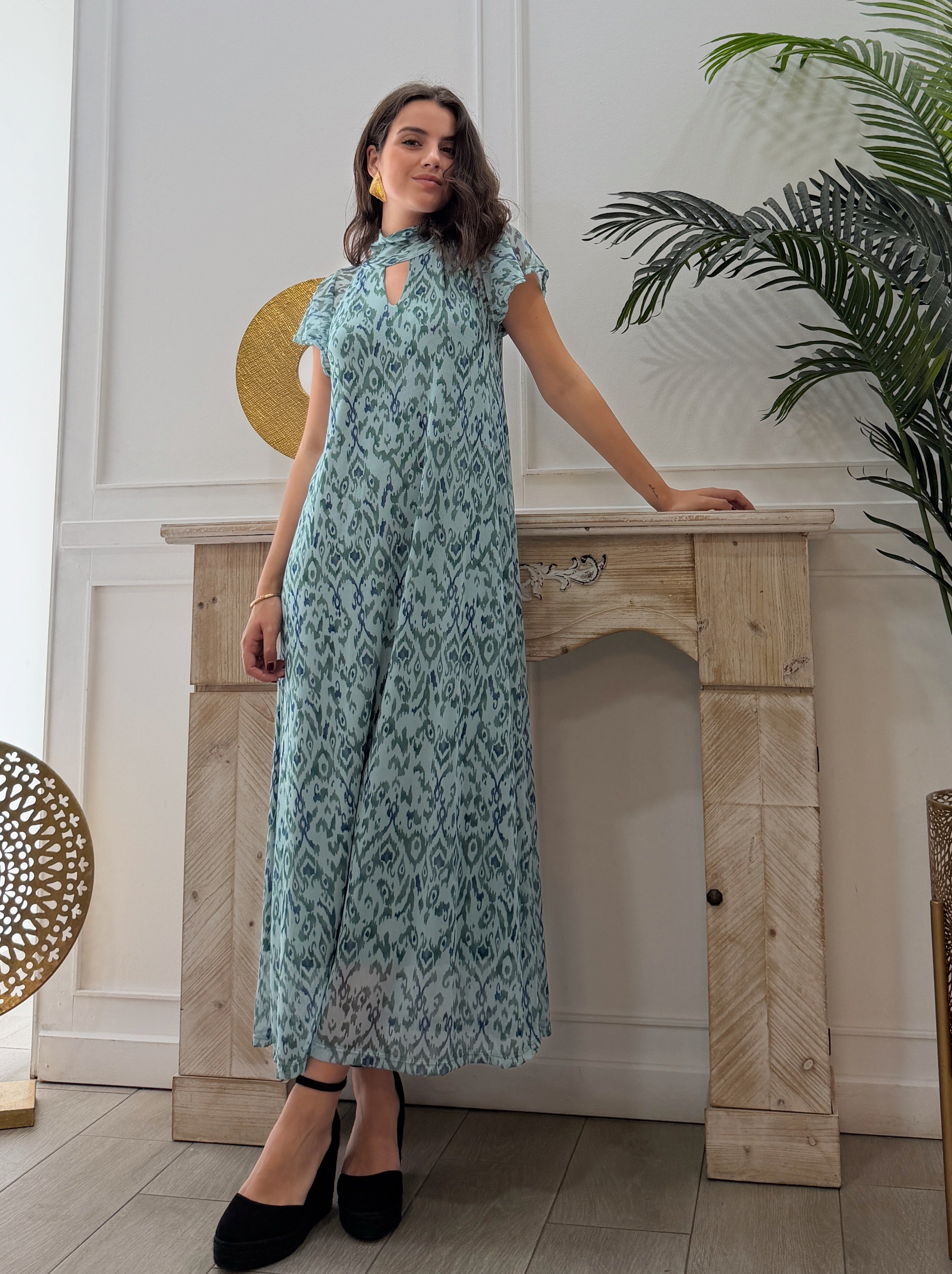 Vestido Olga Turquesa