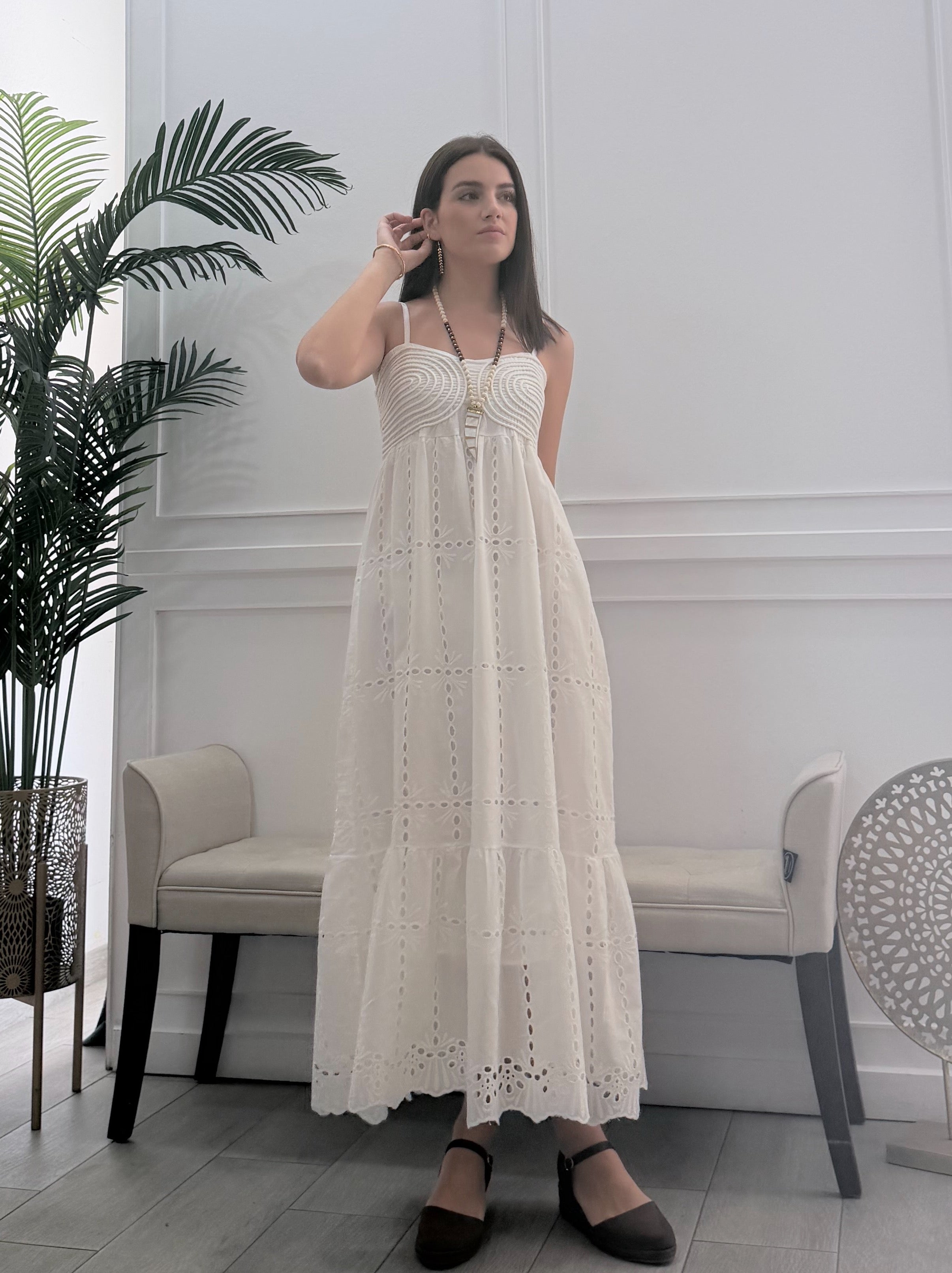 Vestido Paula Blanco
