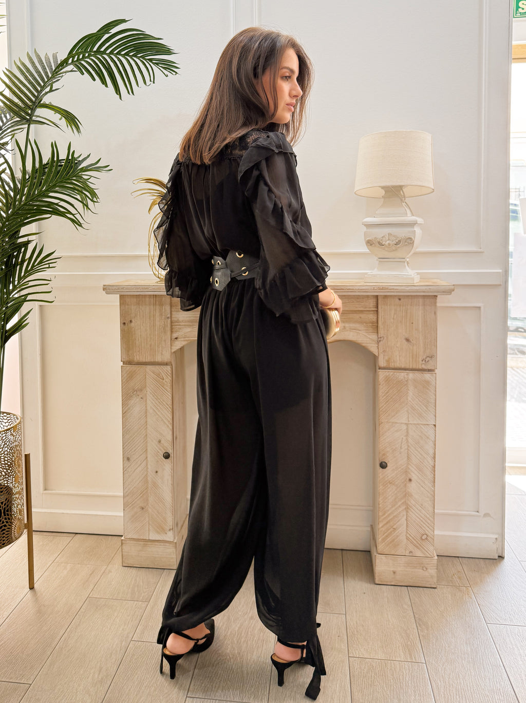 Camisa Carlota Negra