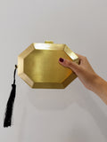 Bolso Latón Dorado