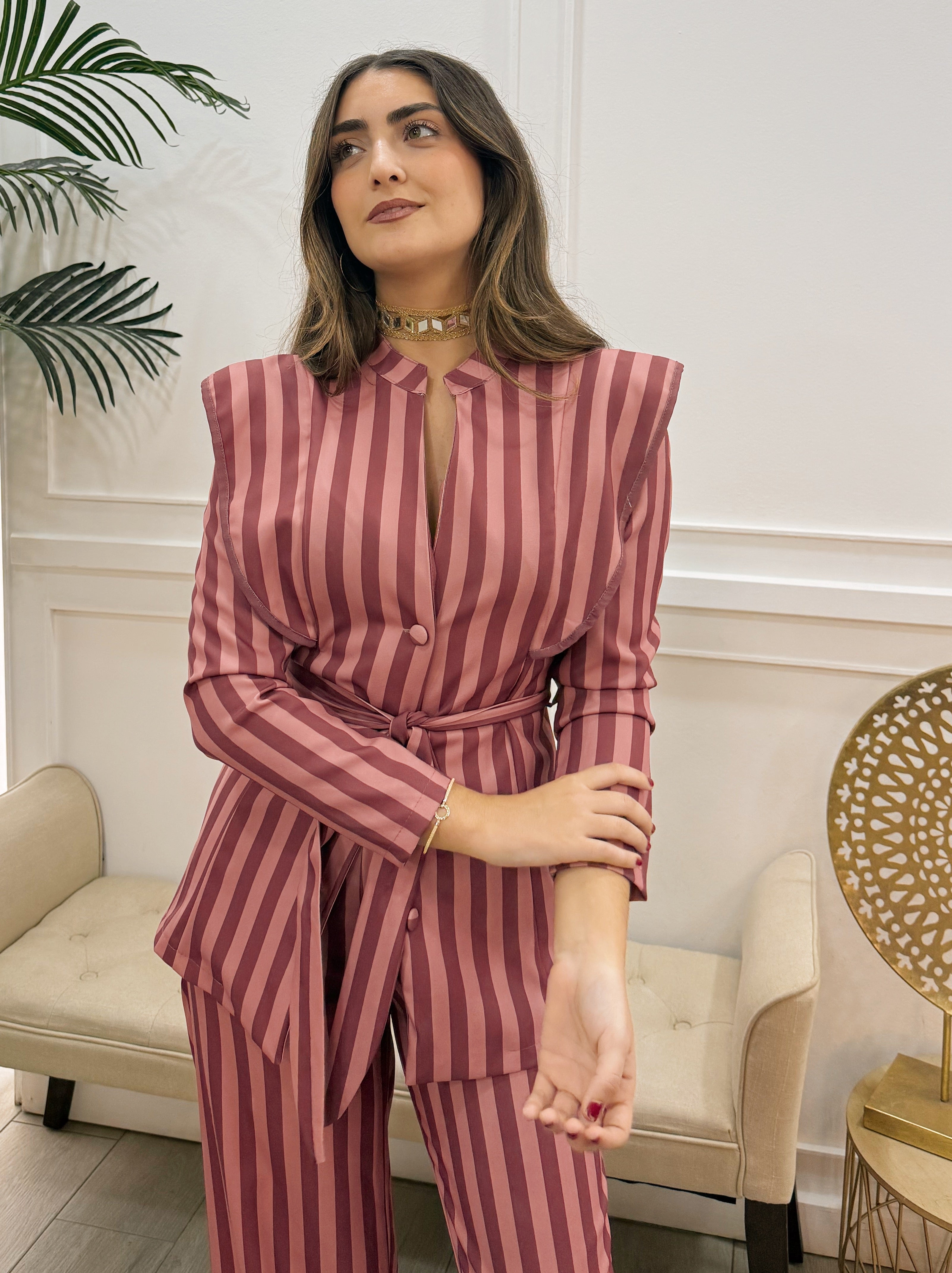Conjunto Nicole Rosa