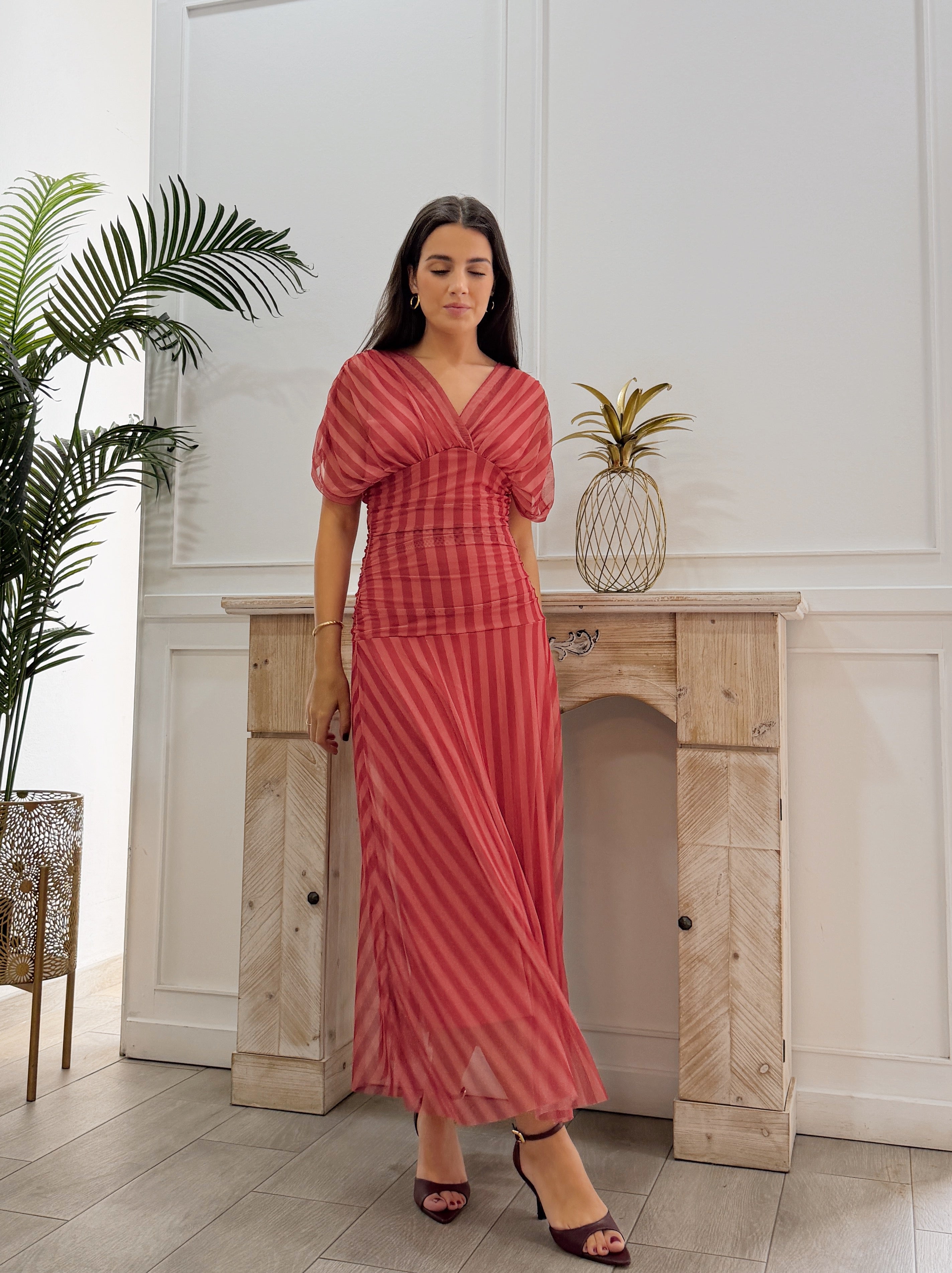 Vestido Noemí Rallas Rosado