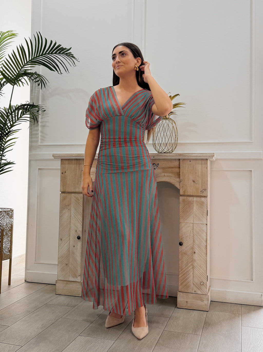 Vestido Noemi Rallas Teja