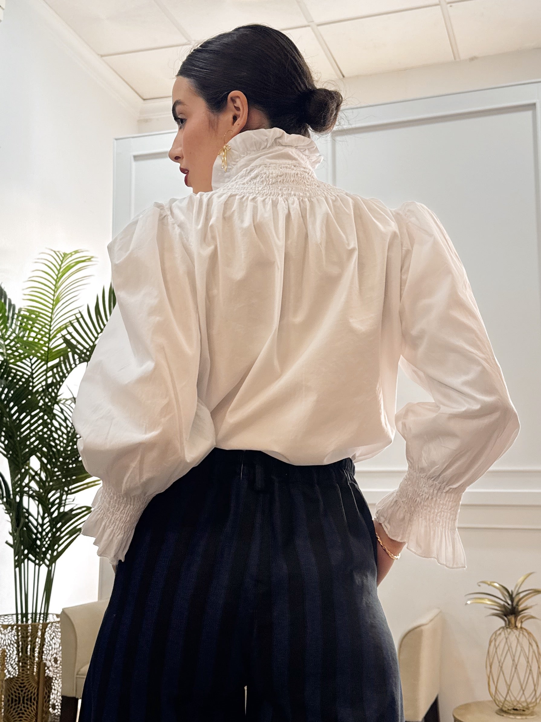 Camisa Mercedes Blanca