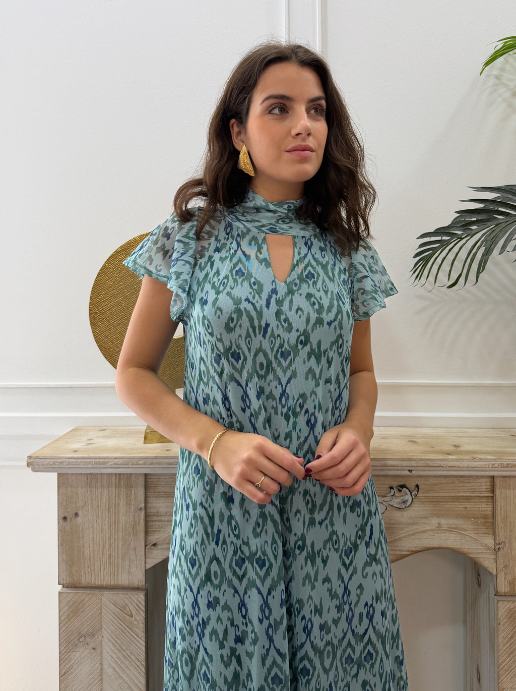 Vestido Olga Turquesa