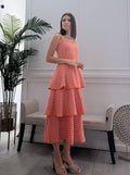 Vestido Vichy Fluor Volantes