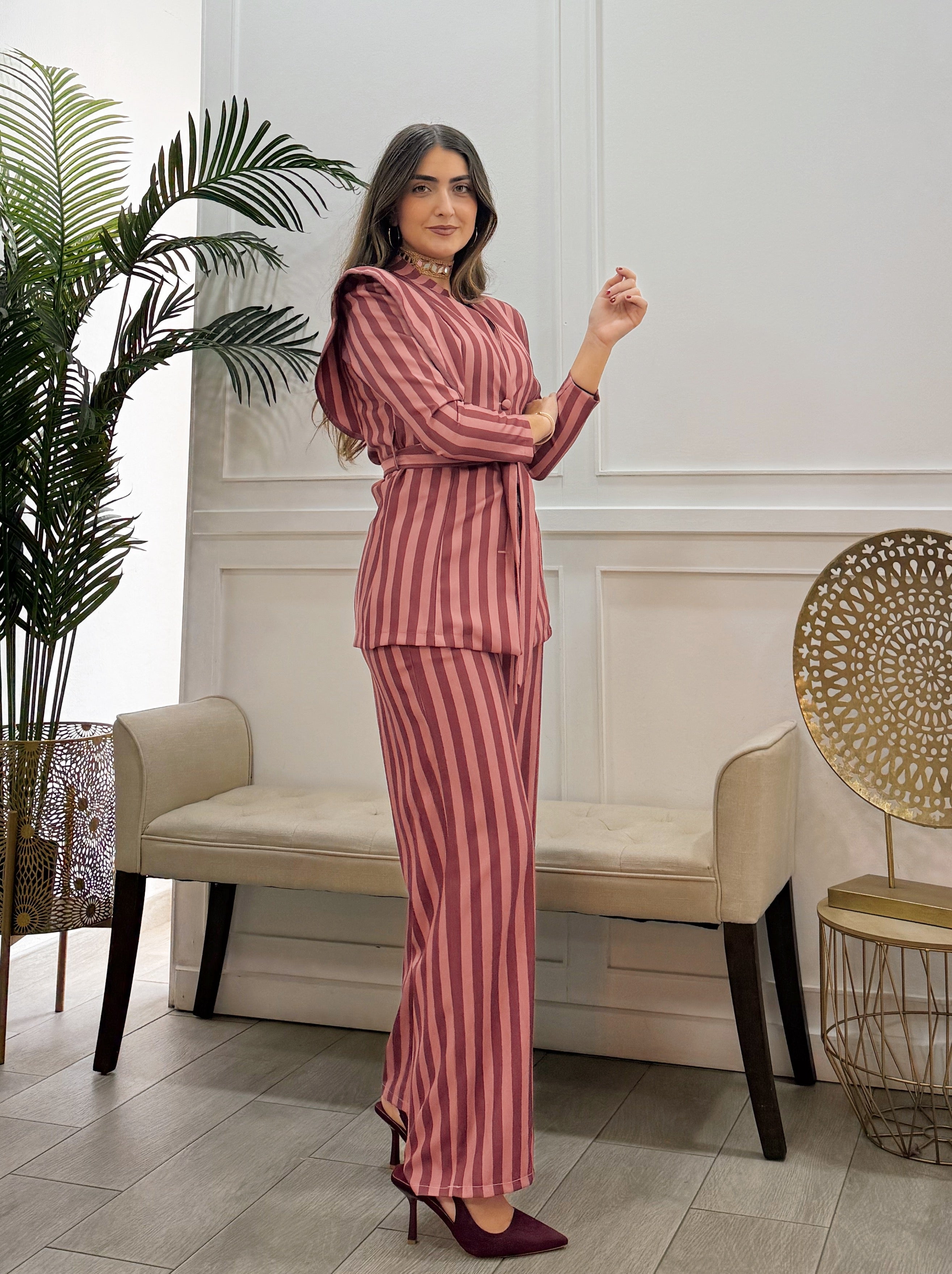 Conjunto Nicole Rosa