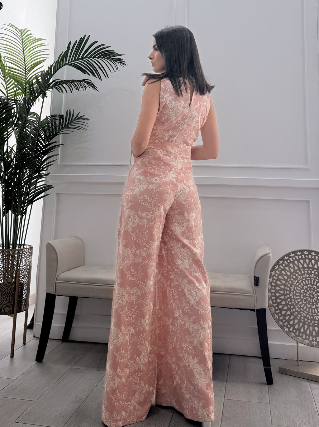 Conjunto Pantalón Tela Bordada