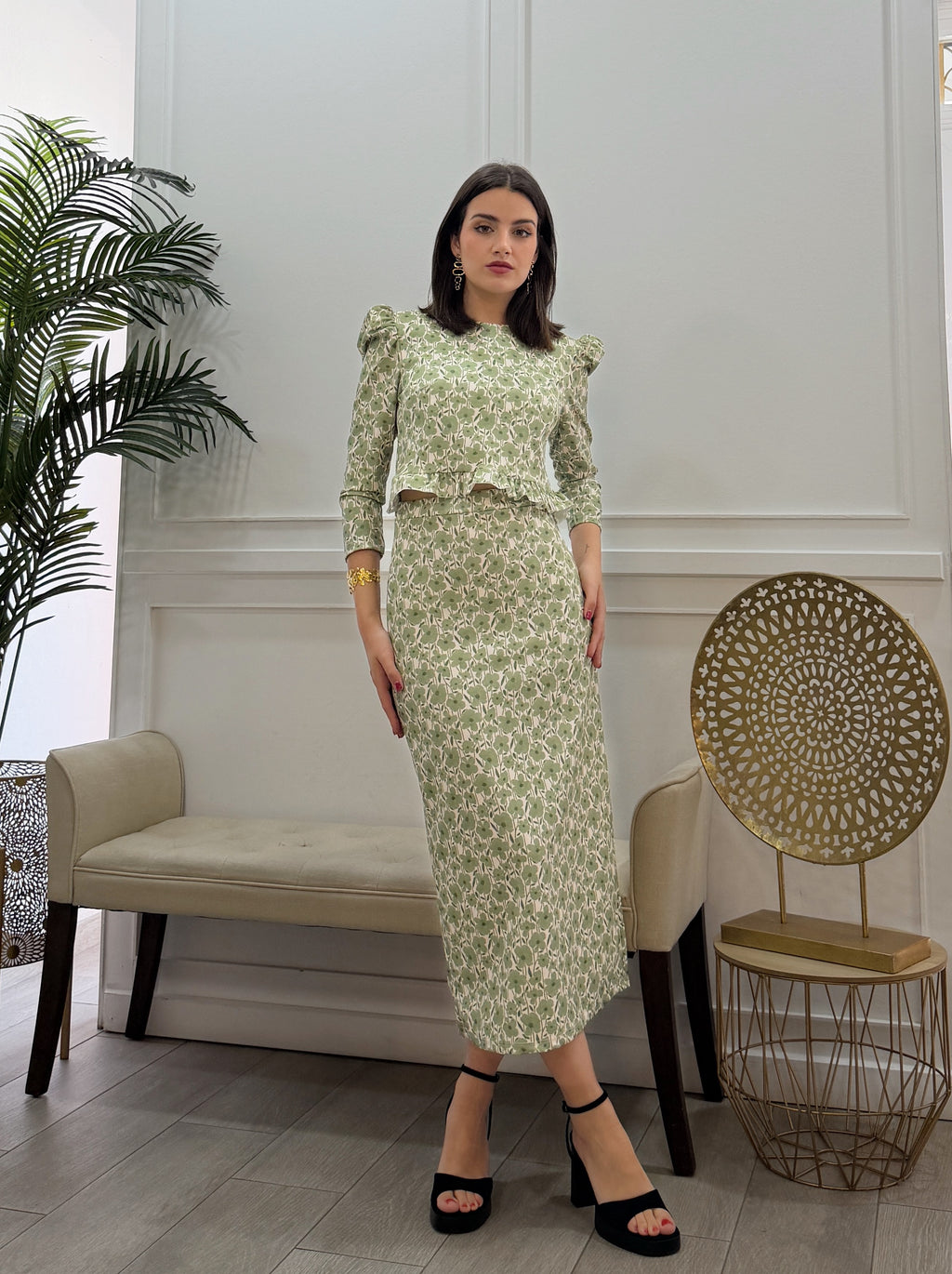 Conjunto Eli Estampado Verde