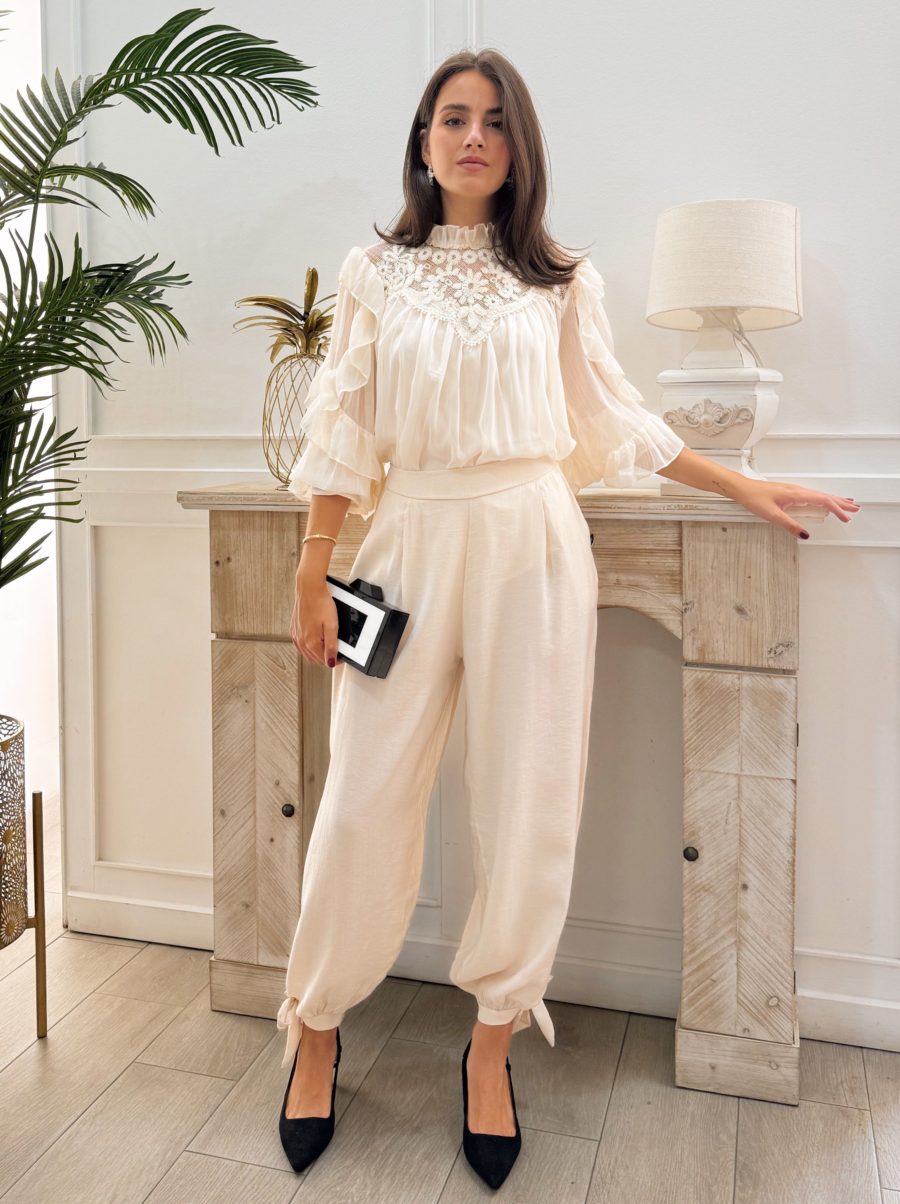 Camisa Carlota Beige