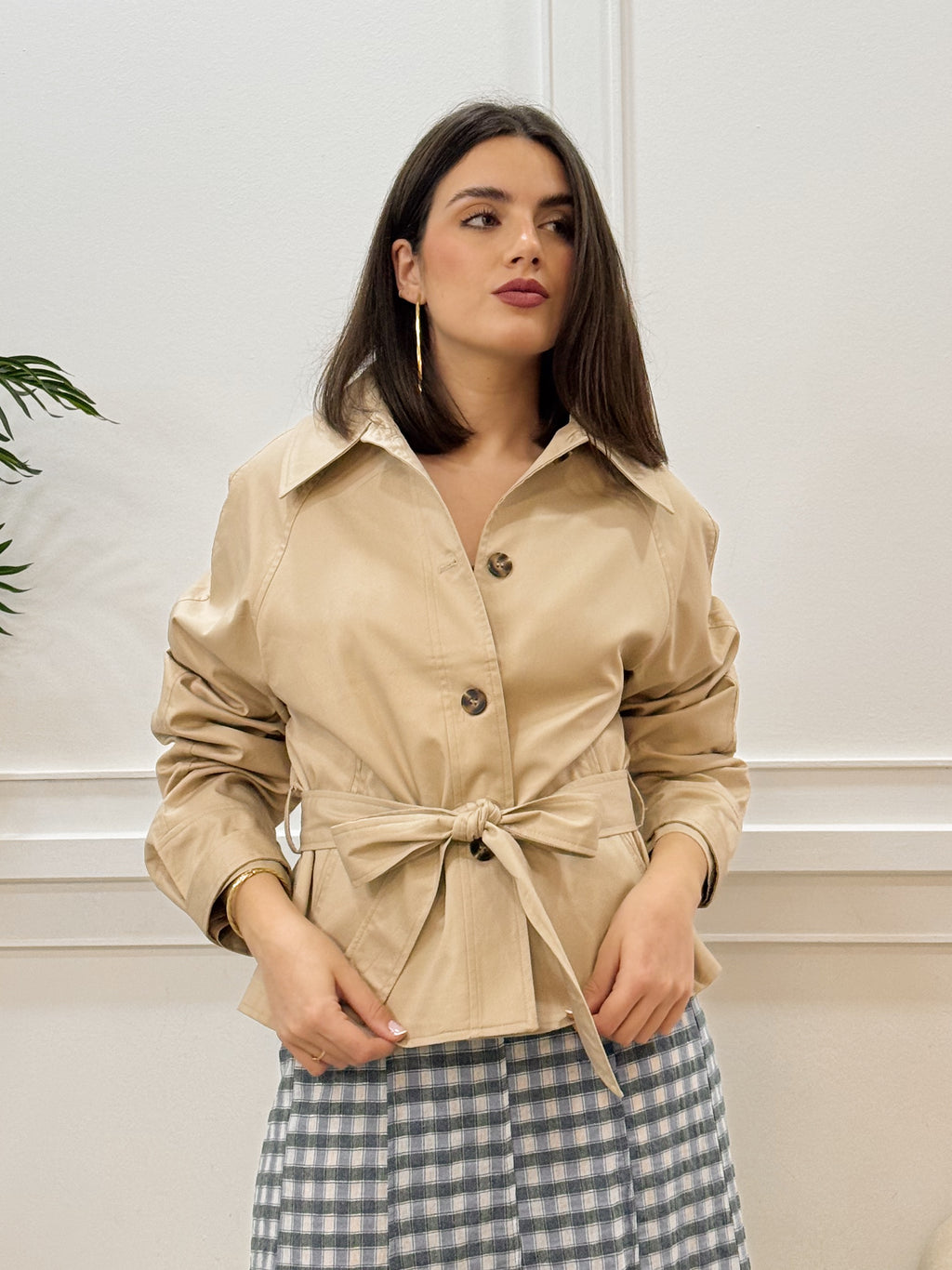 Chaqueta Antonella Beige