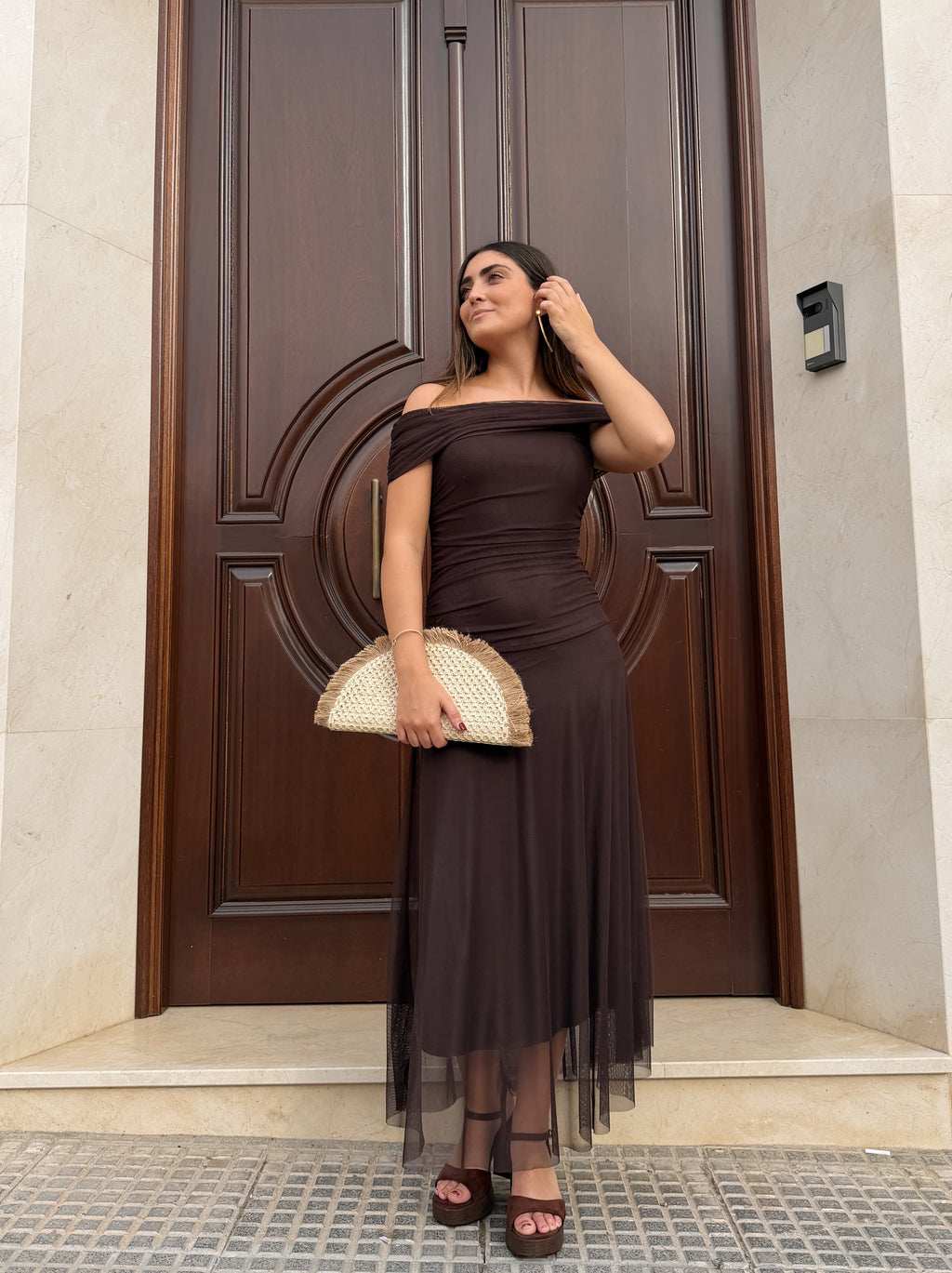 Vestido Valentina Marrón