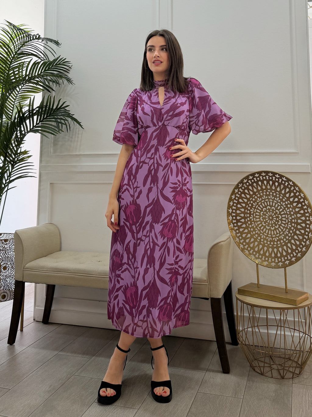 Vestido Susanna Morado