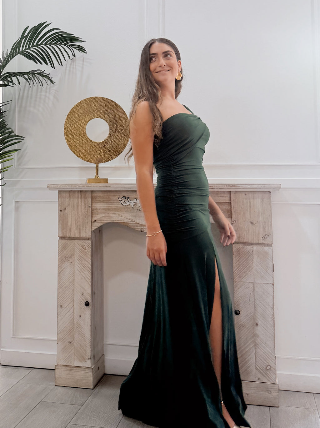 Vestido Martinna Verde Esmeralda
