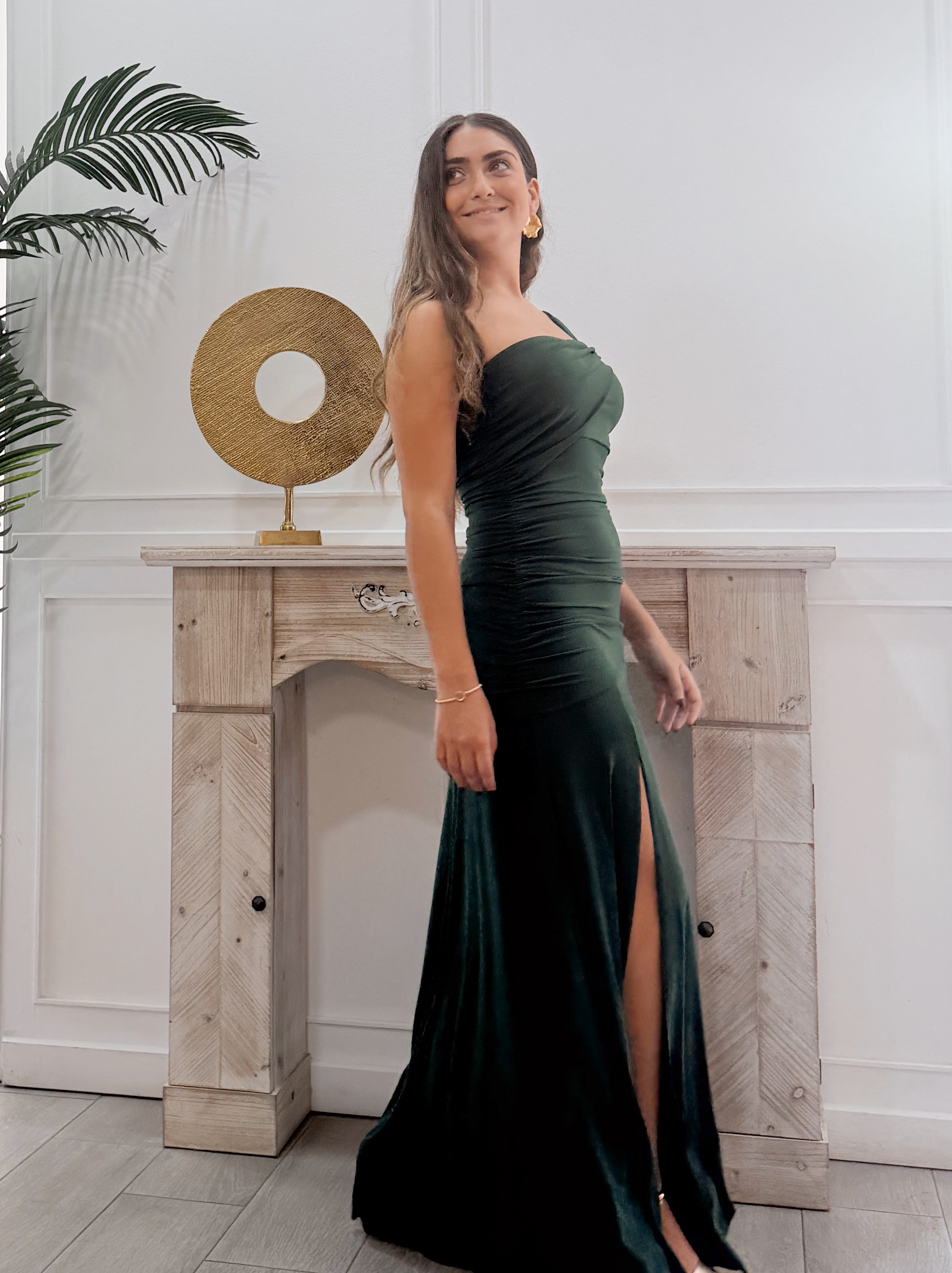 Vestido Martinna Verde Esmeralda