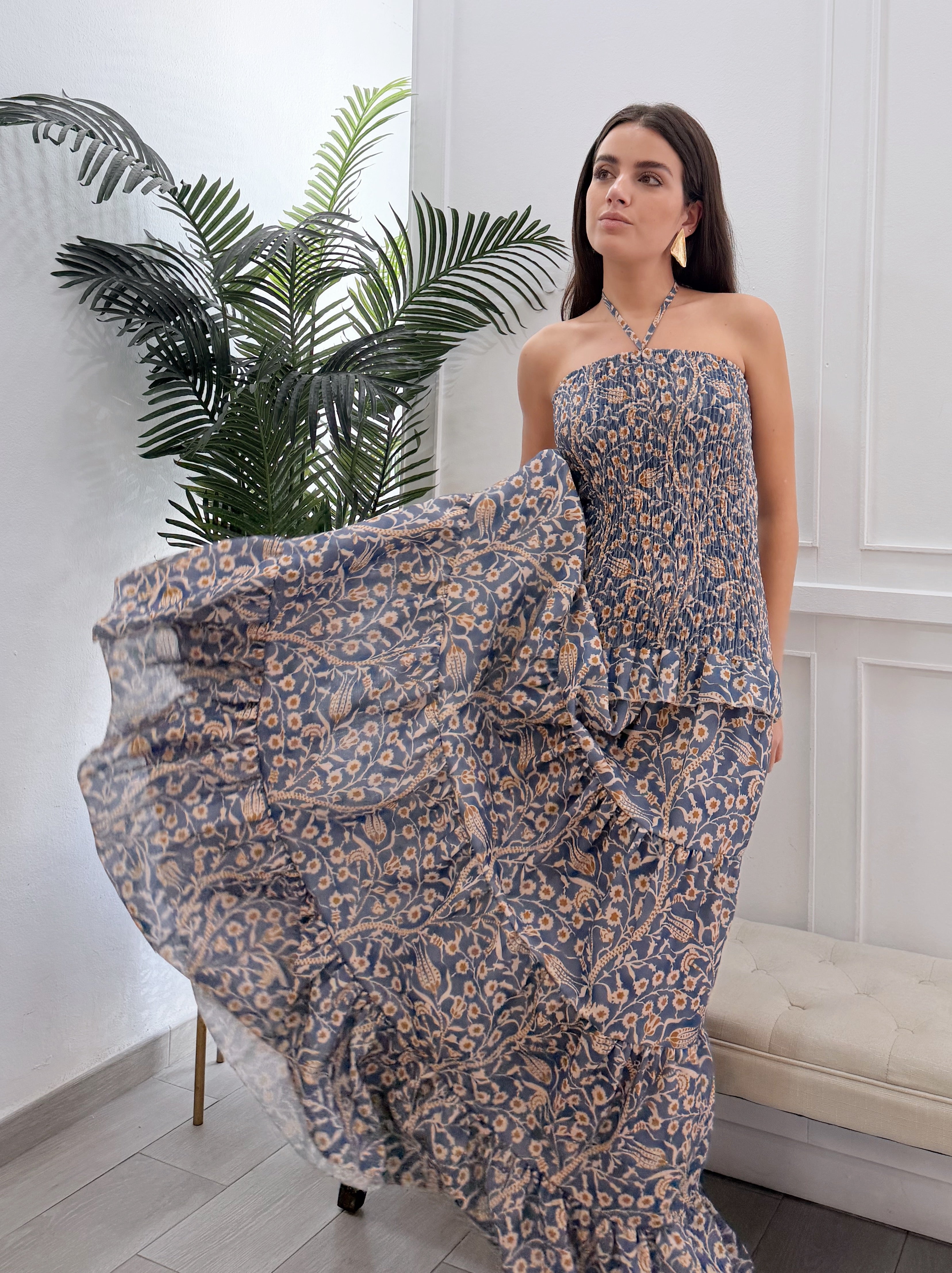 Vestido Candela Azul
