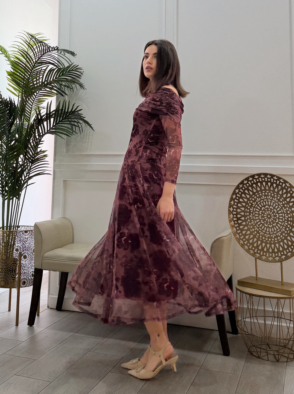 Vestido Julieta Morado