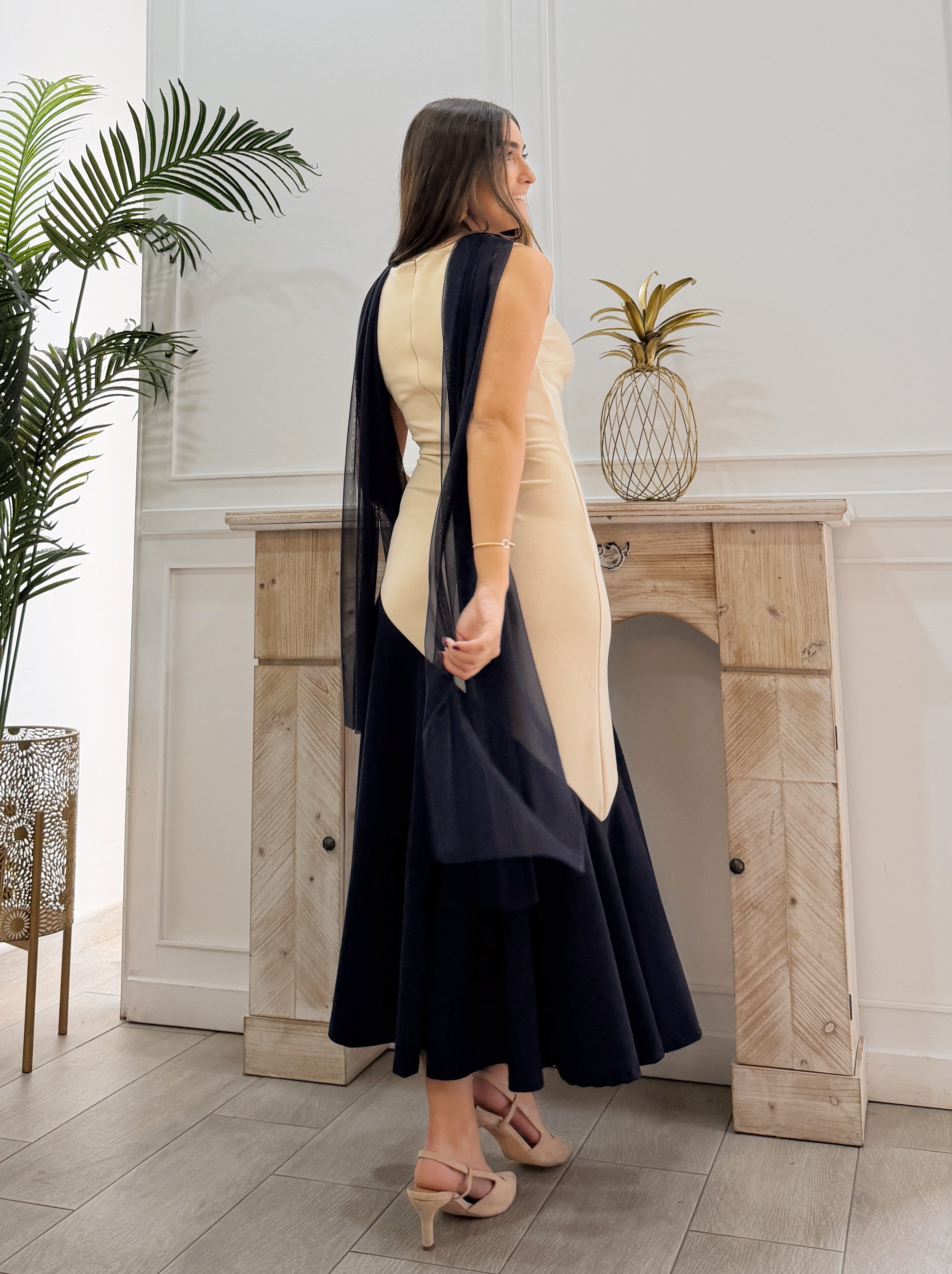 Vestido Triana Beig