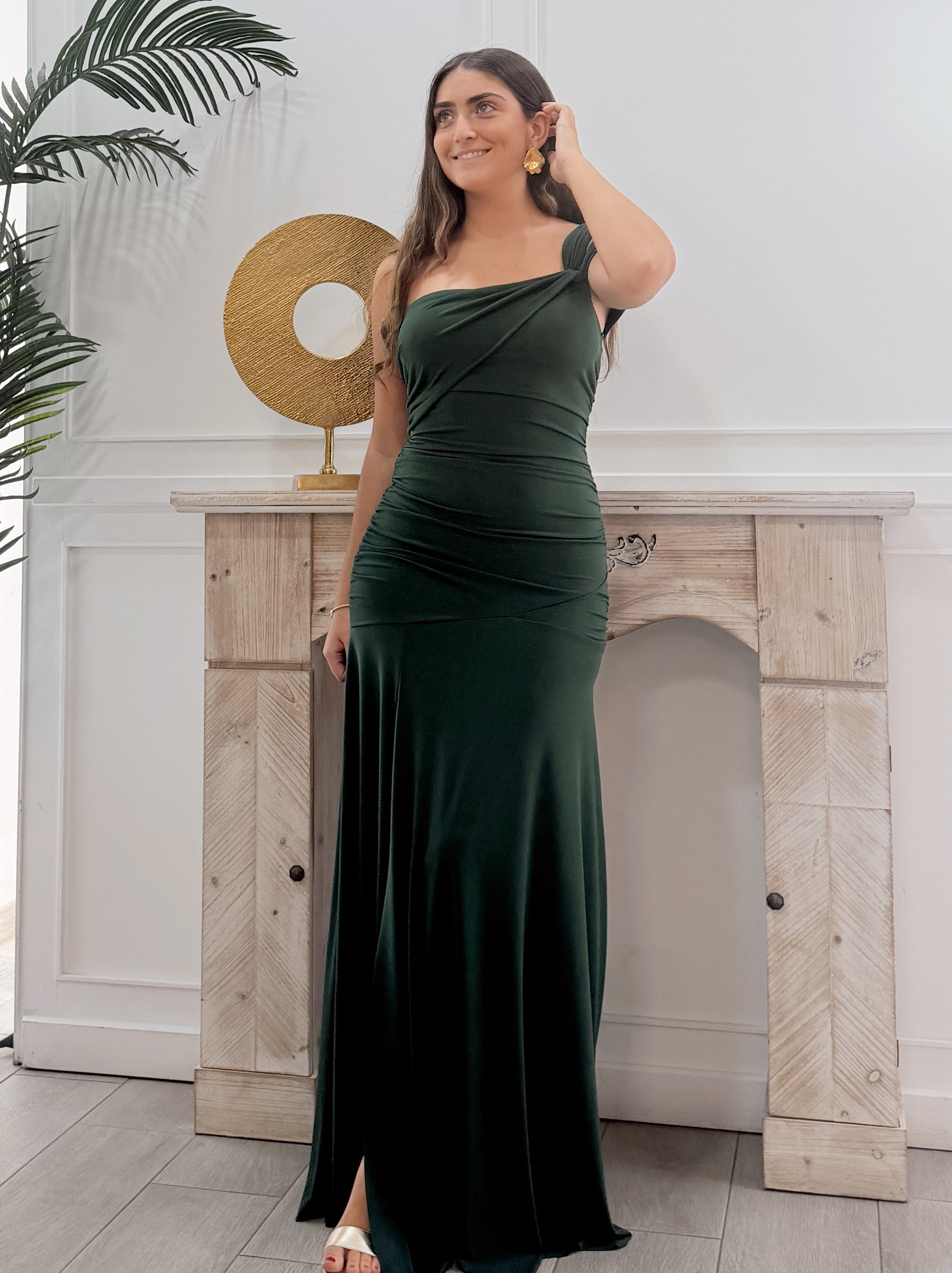 Vestido Martinna Verde Esmeralda