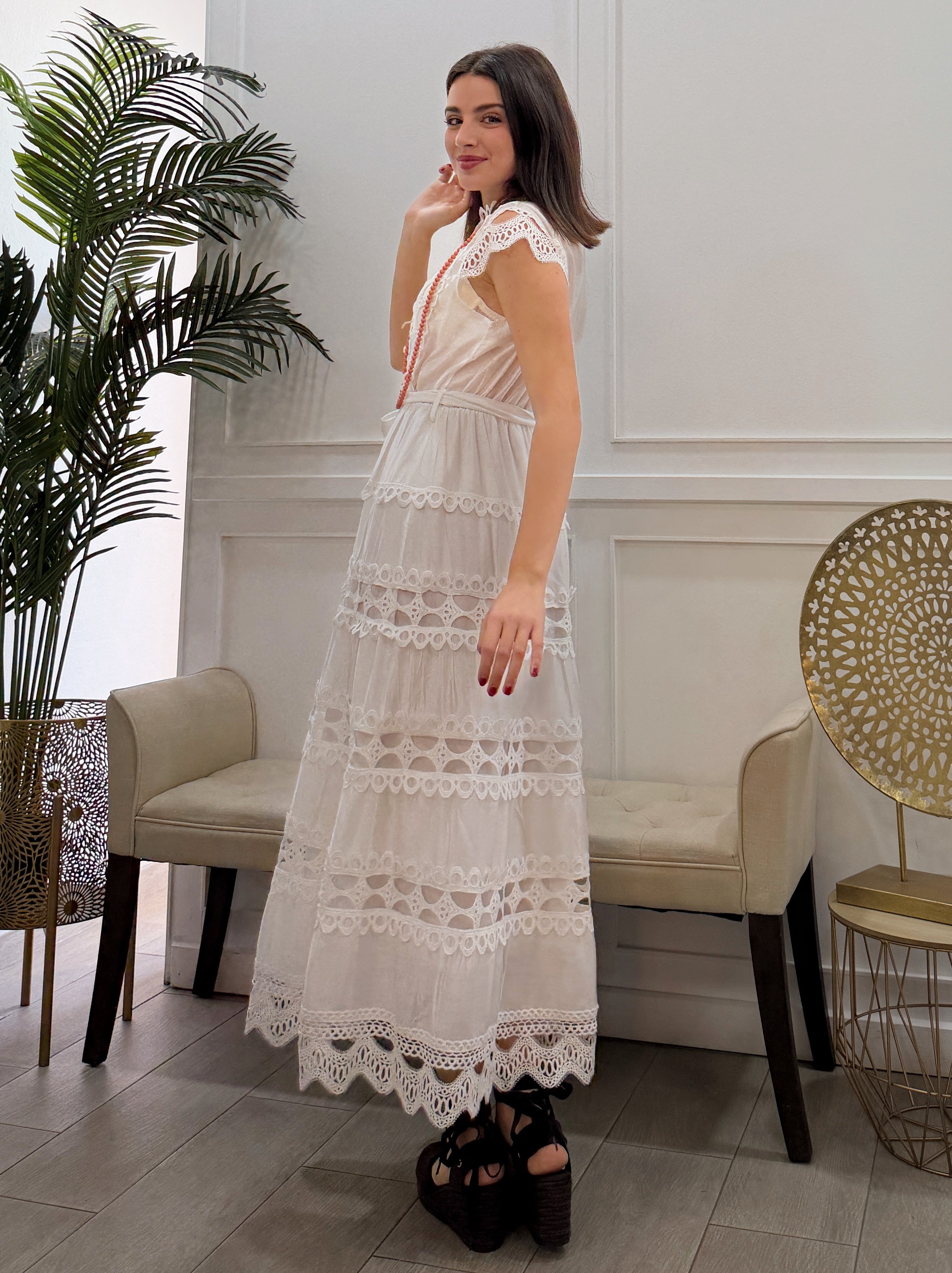 Vestido Atenea Blanco