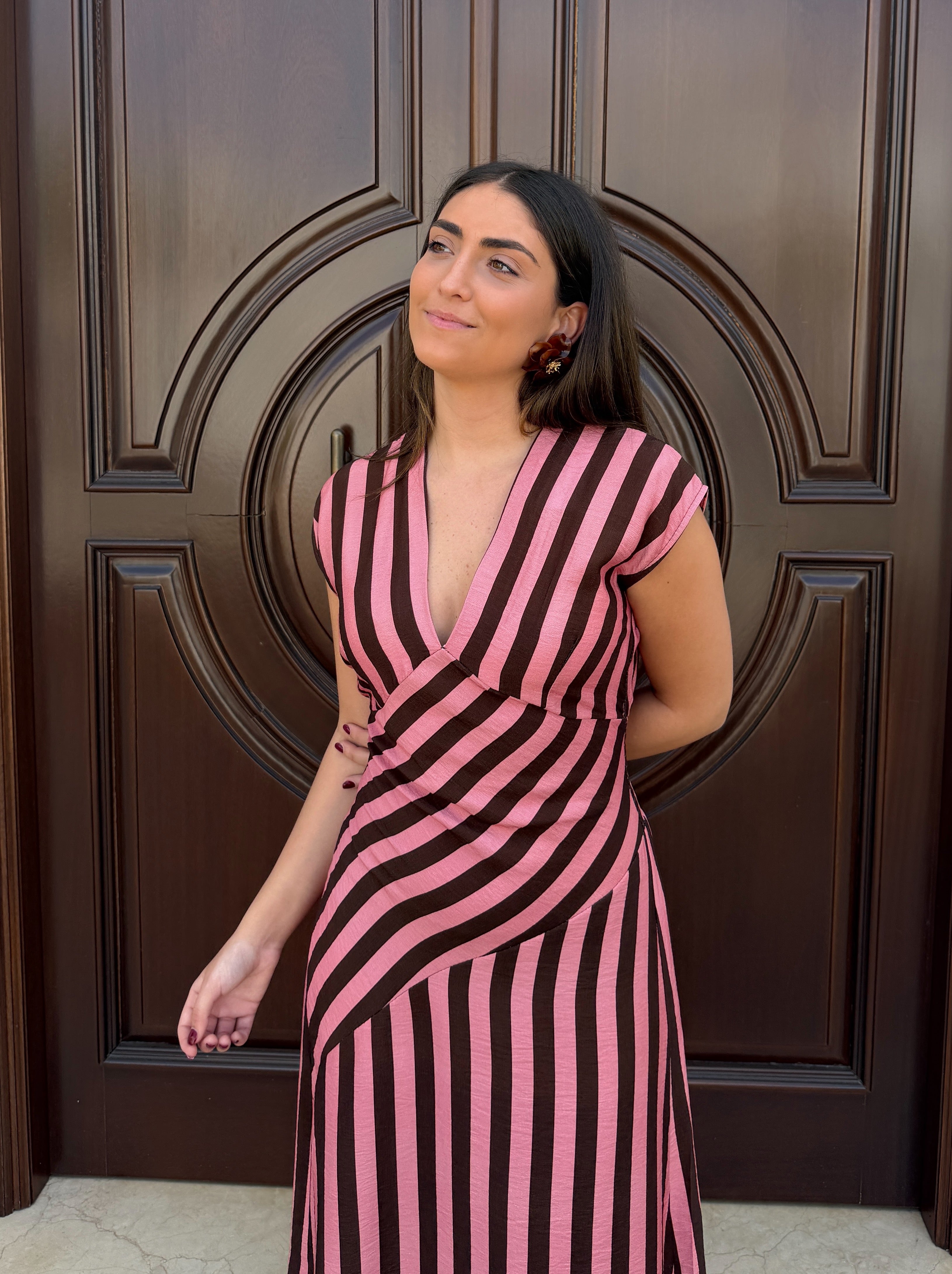 Vestido Olga Rallas Rosa