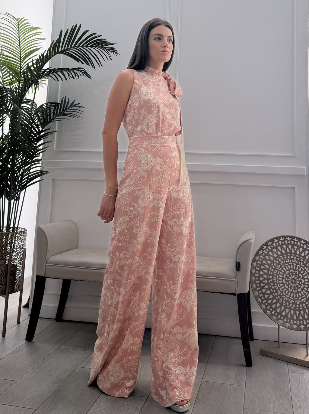 Conjunto Pantalón Tela Bordada