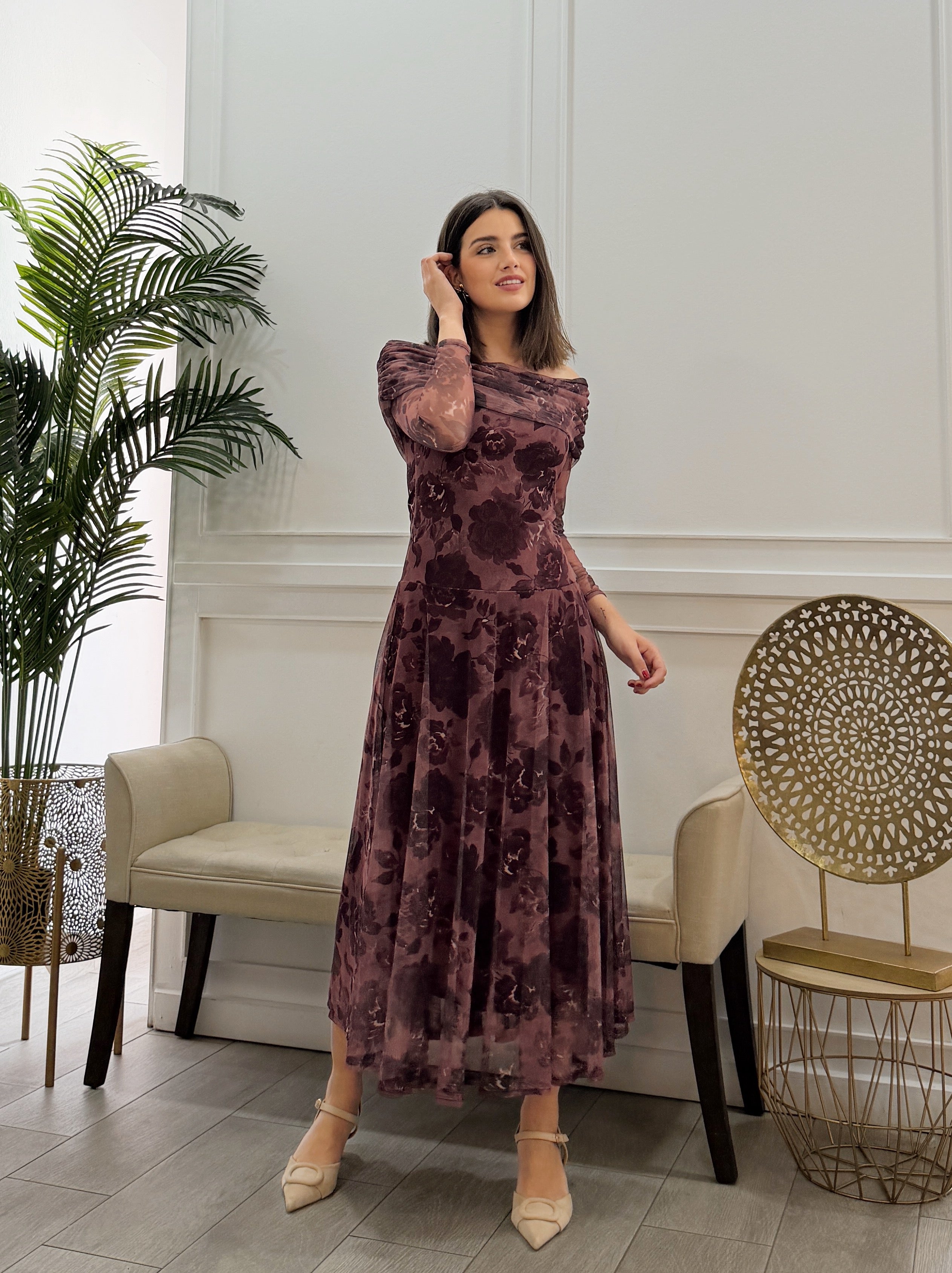 Vestido Julieta Morado