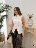 Blusa Encaje Blanco