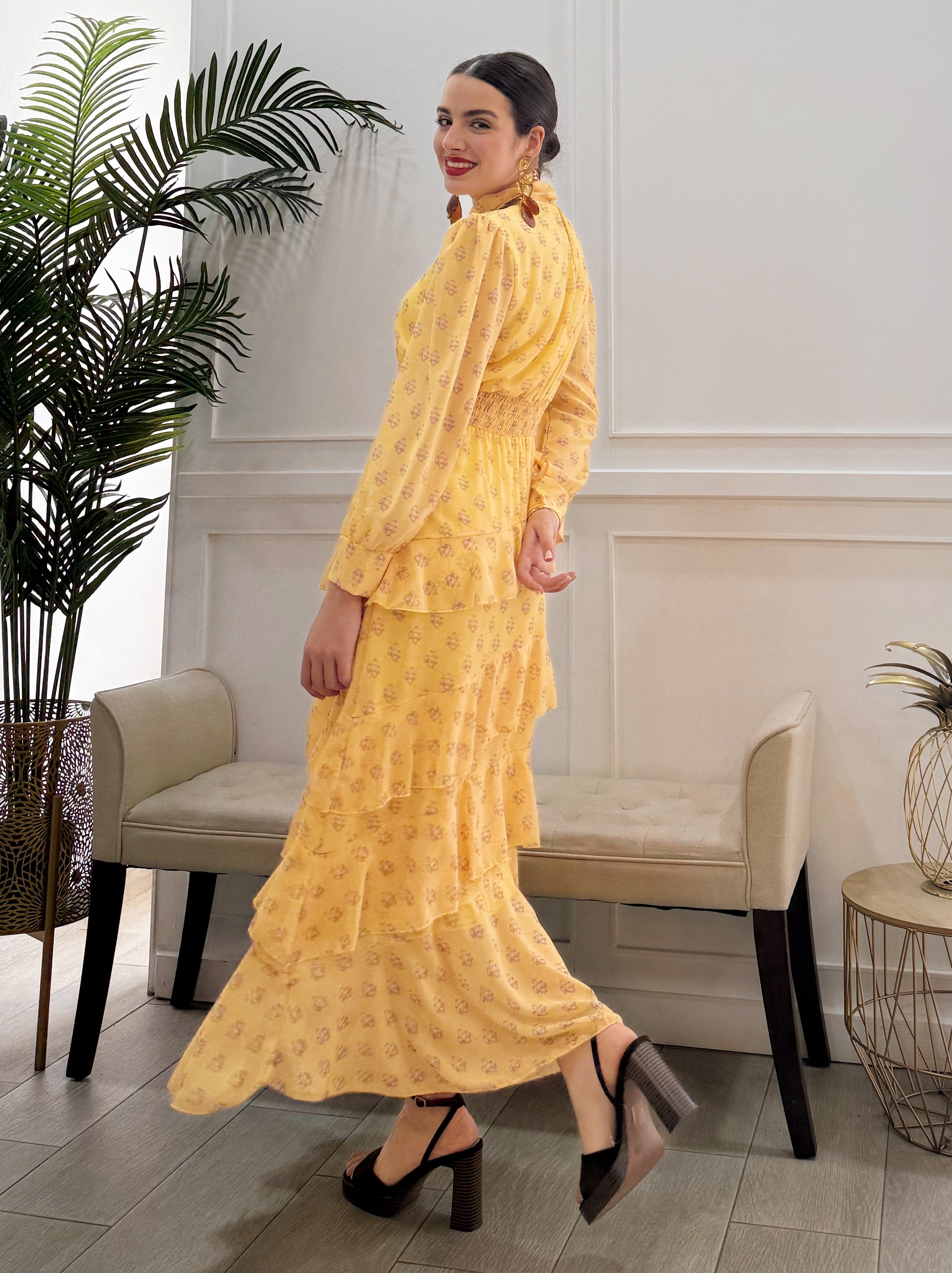 Vestido Paula Amarillo