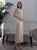 Conjunto Lentejuelas Plata