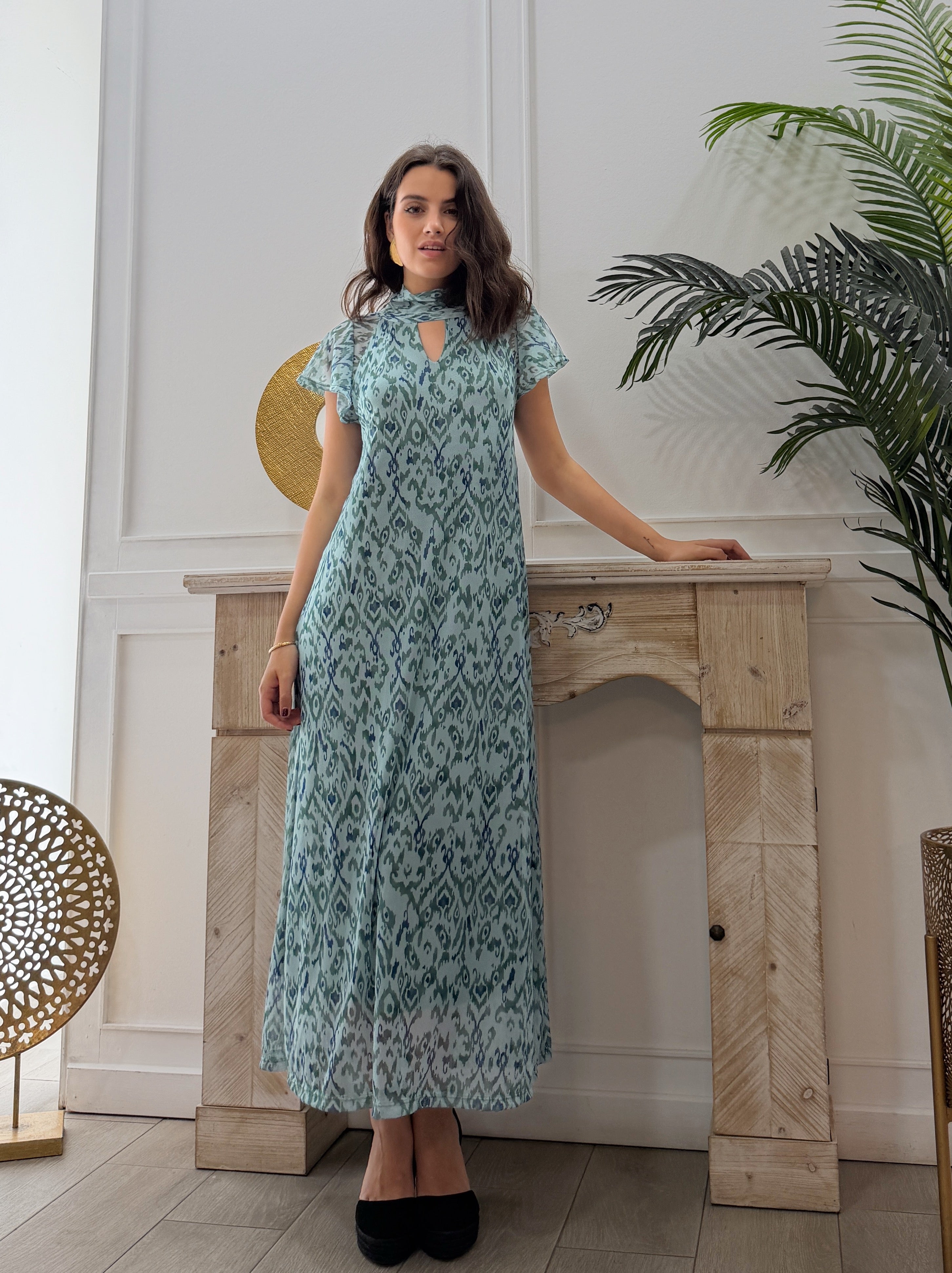 Vestido Olga Turquesa