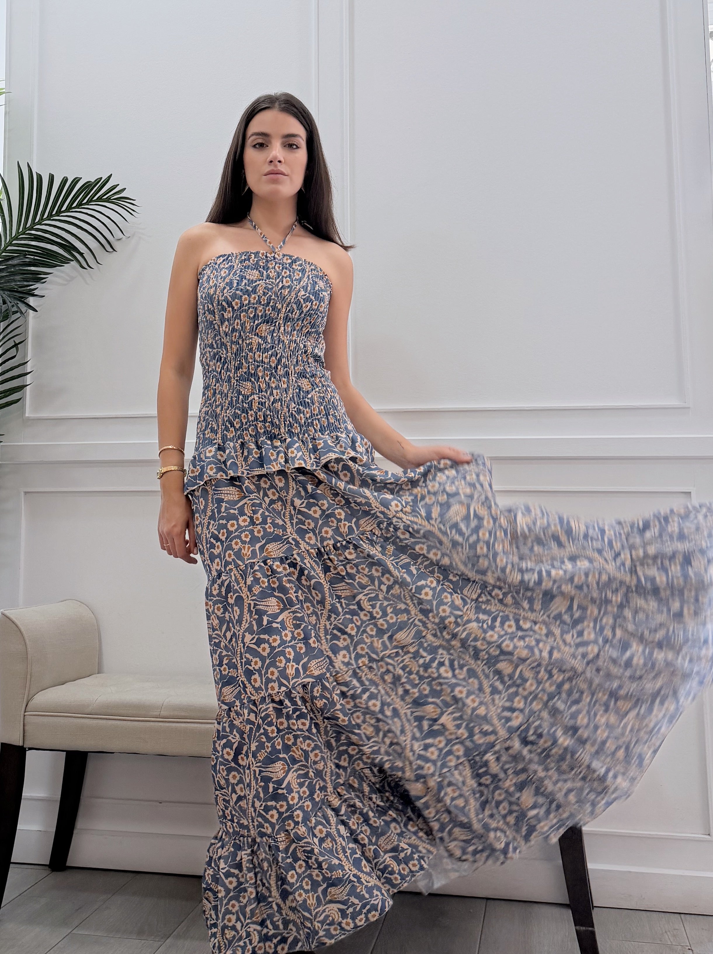 Vestido Candela Azul