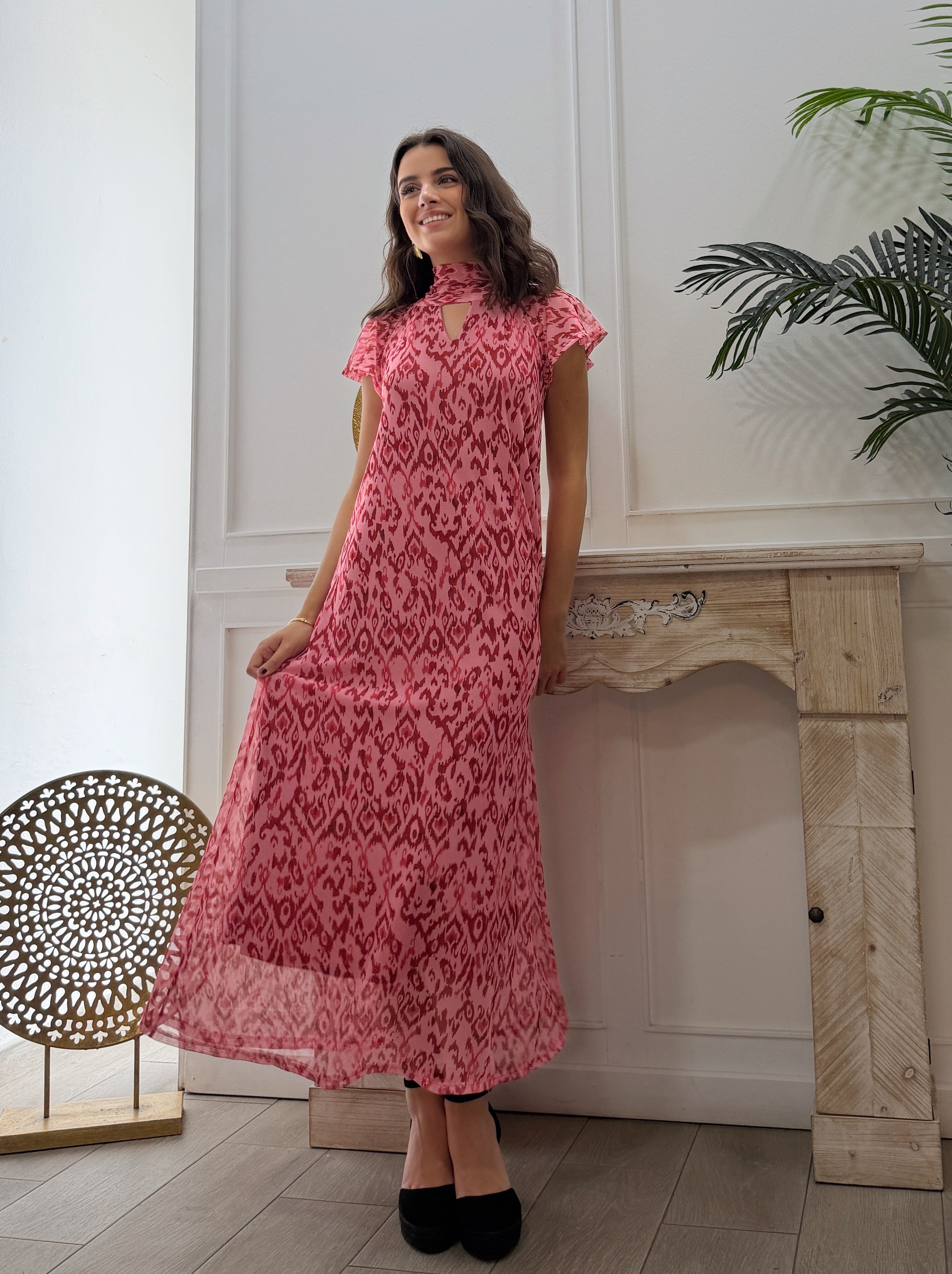 Vestido Olga Rosa