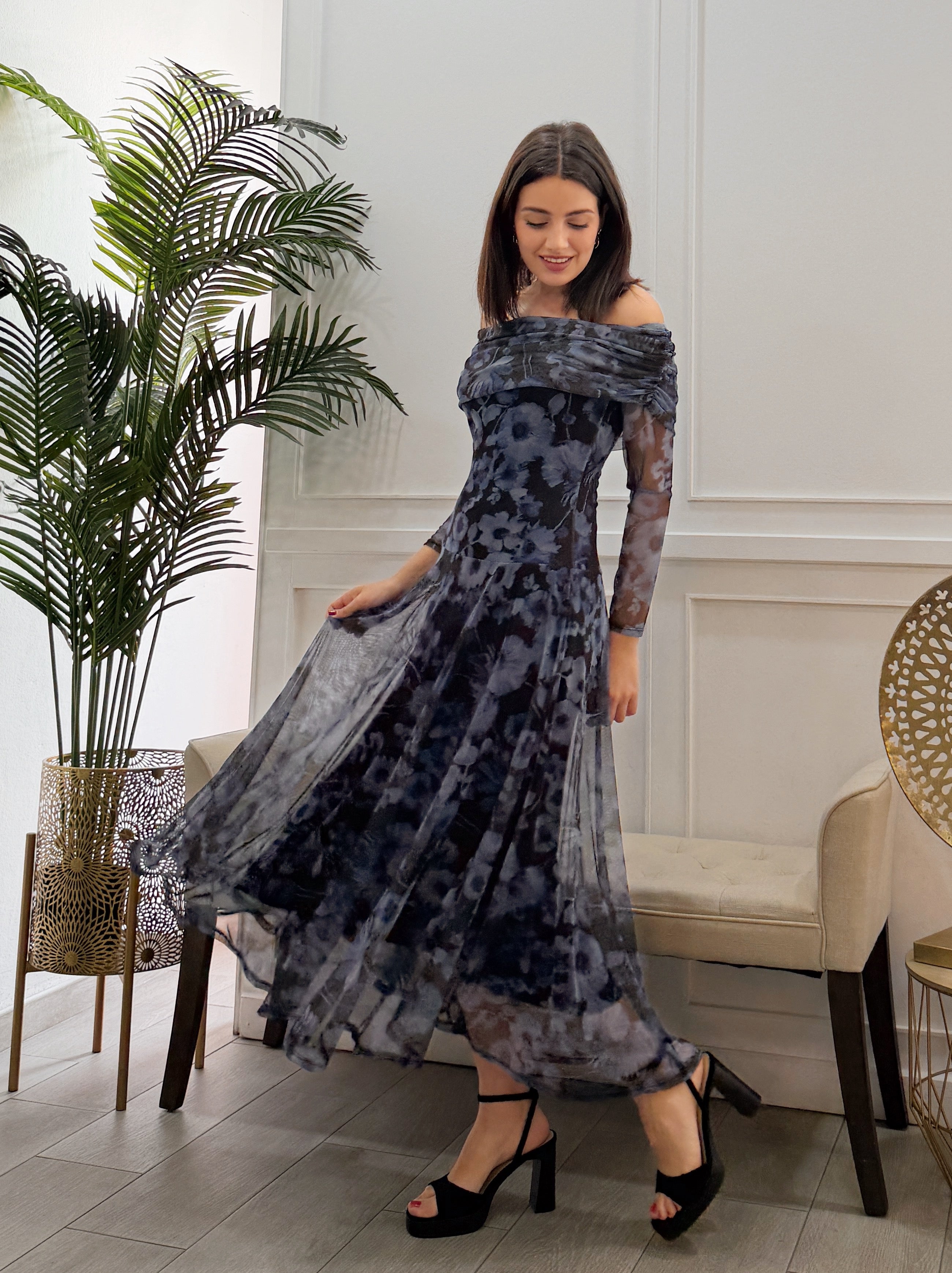 Vestido Julieta Azul