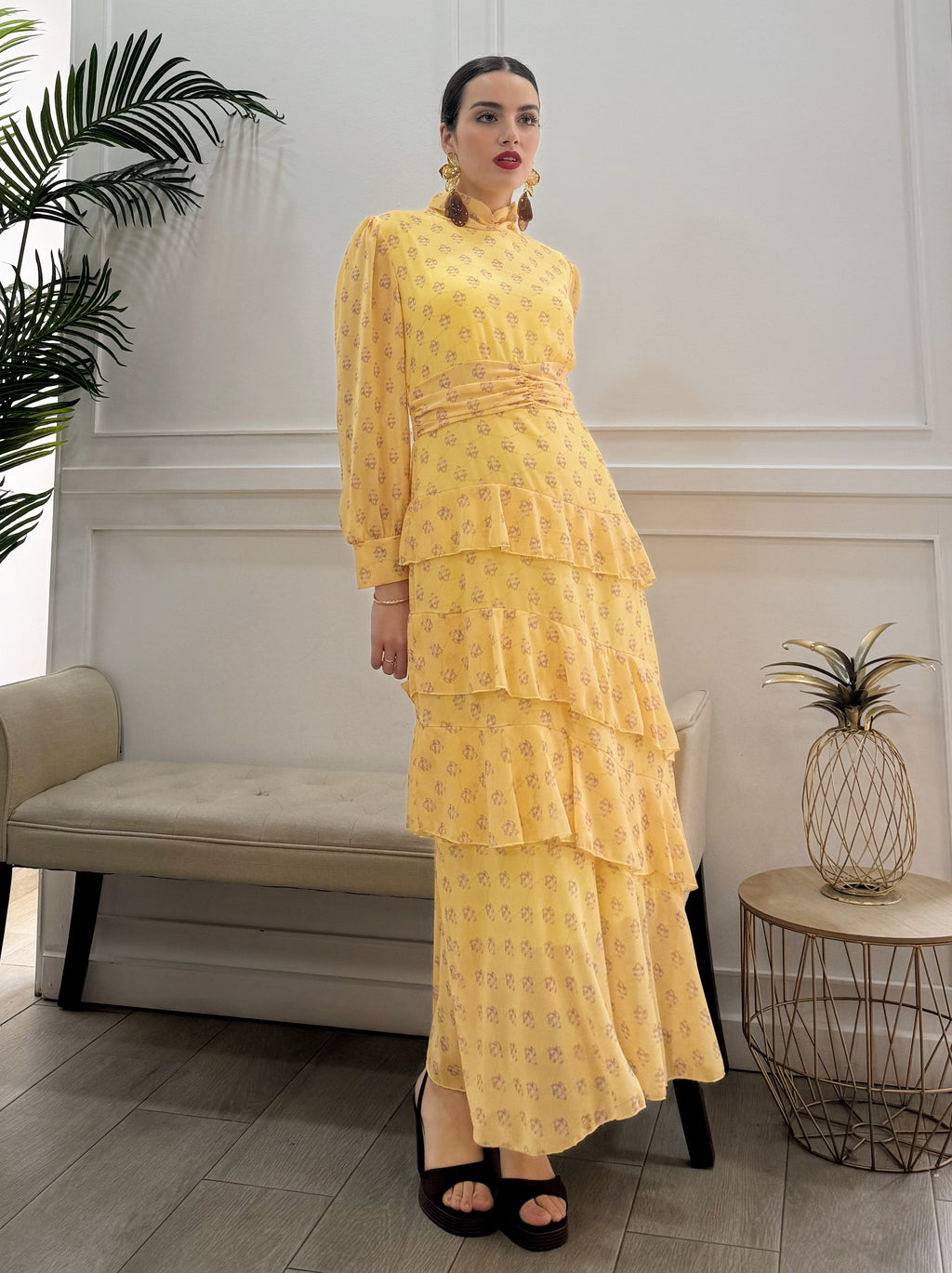 Vestido Paula Amarillo