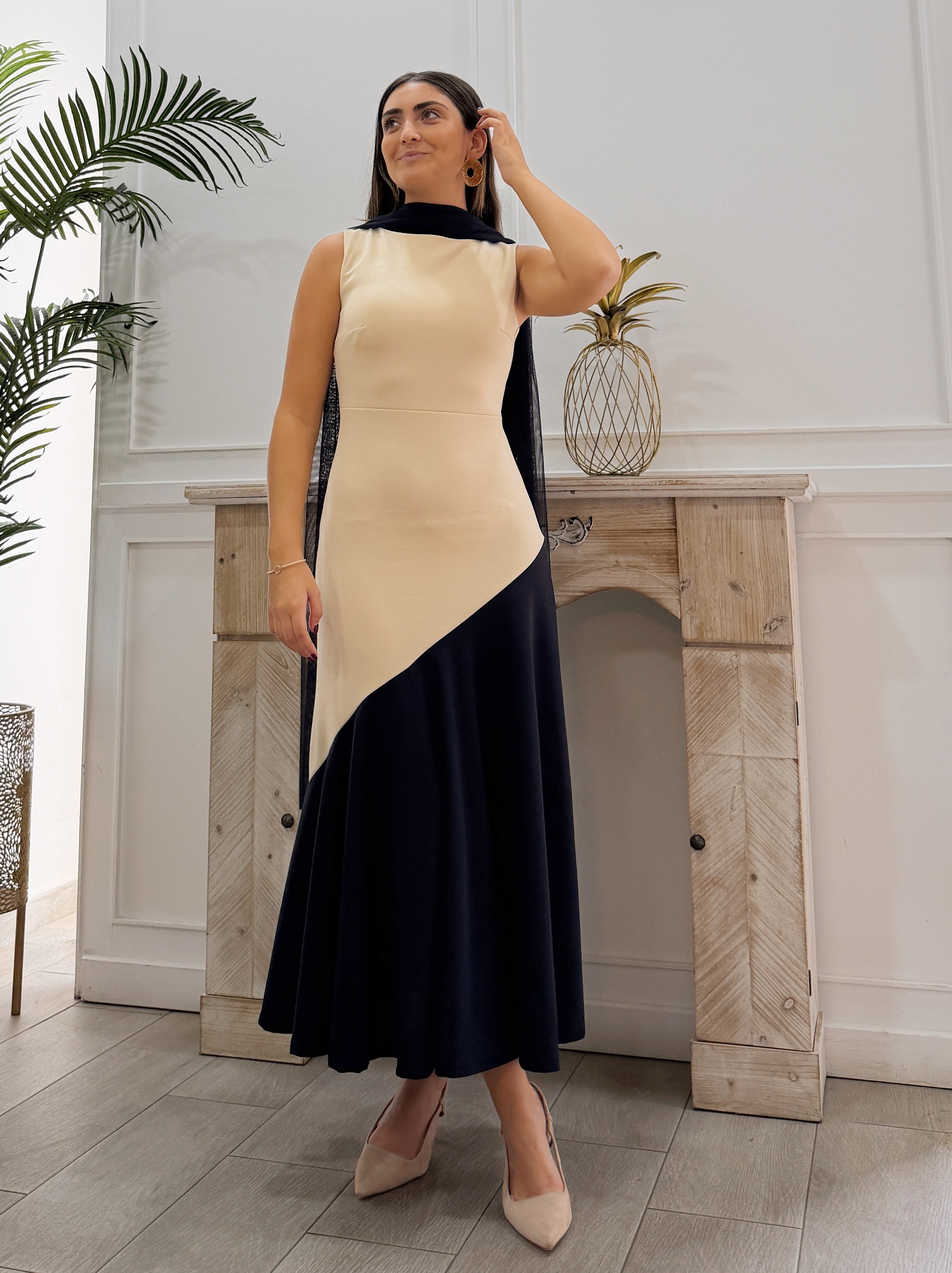 Vestido Triana Beig