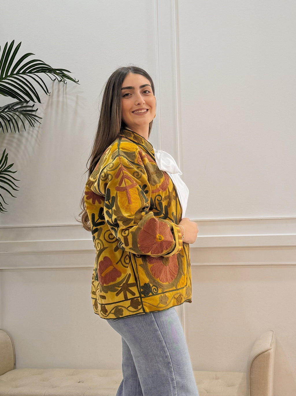 Chaqueta Valentina Mostaza