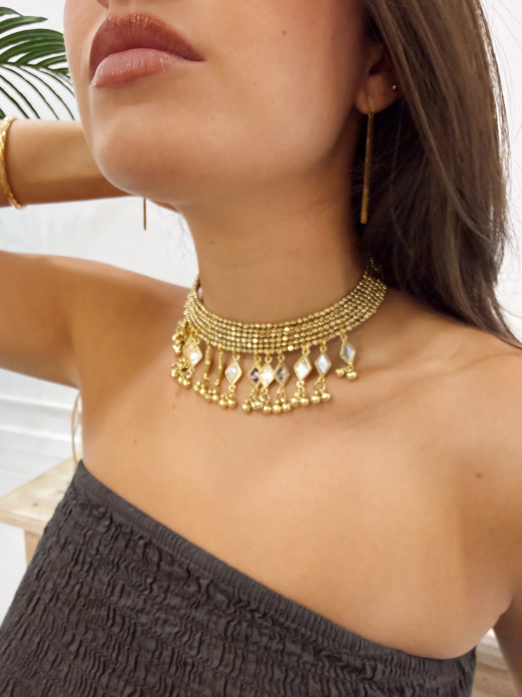 Choker Dorado Candela