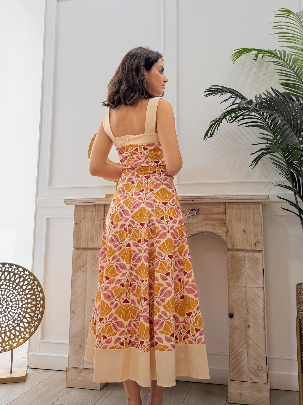 Vestido Alma Beige