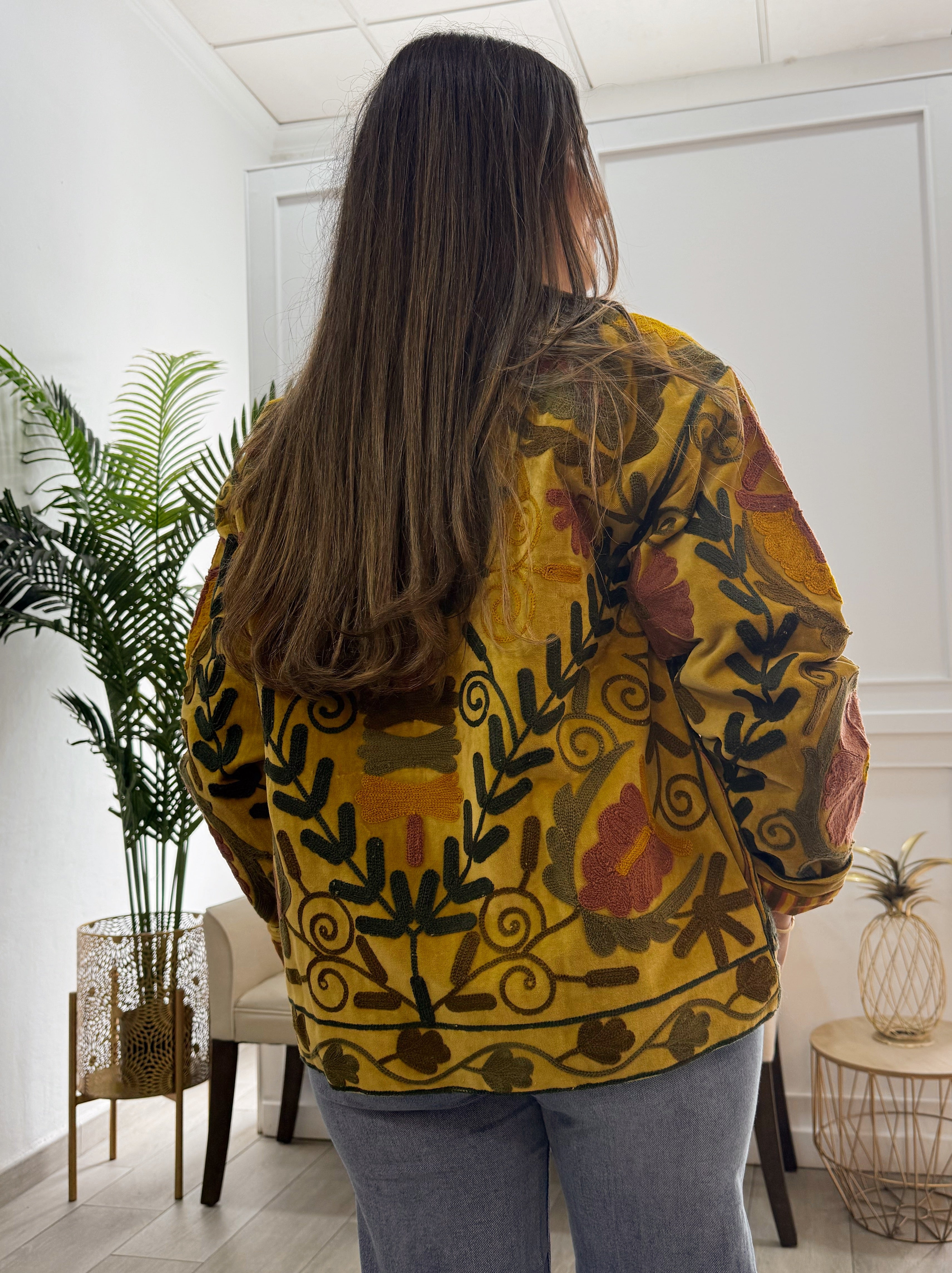 Chaqueta Valentina Mostaza