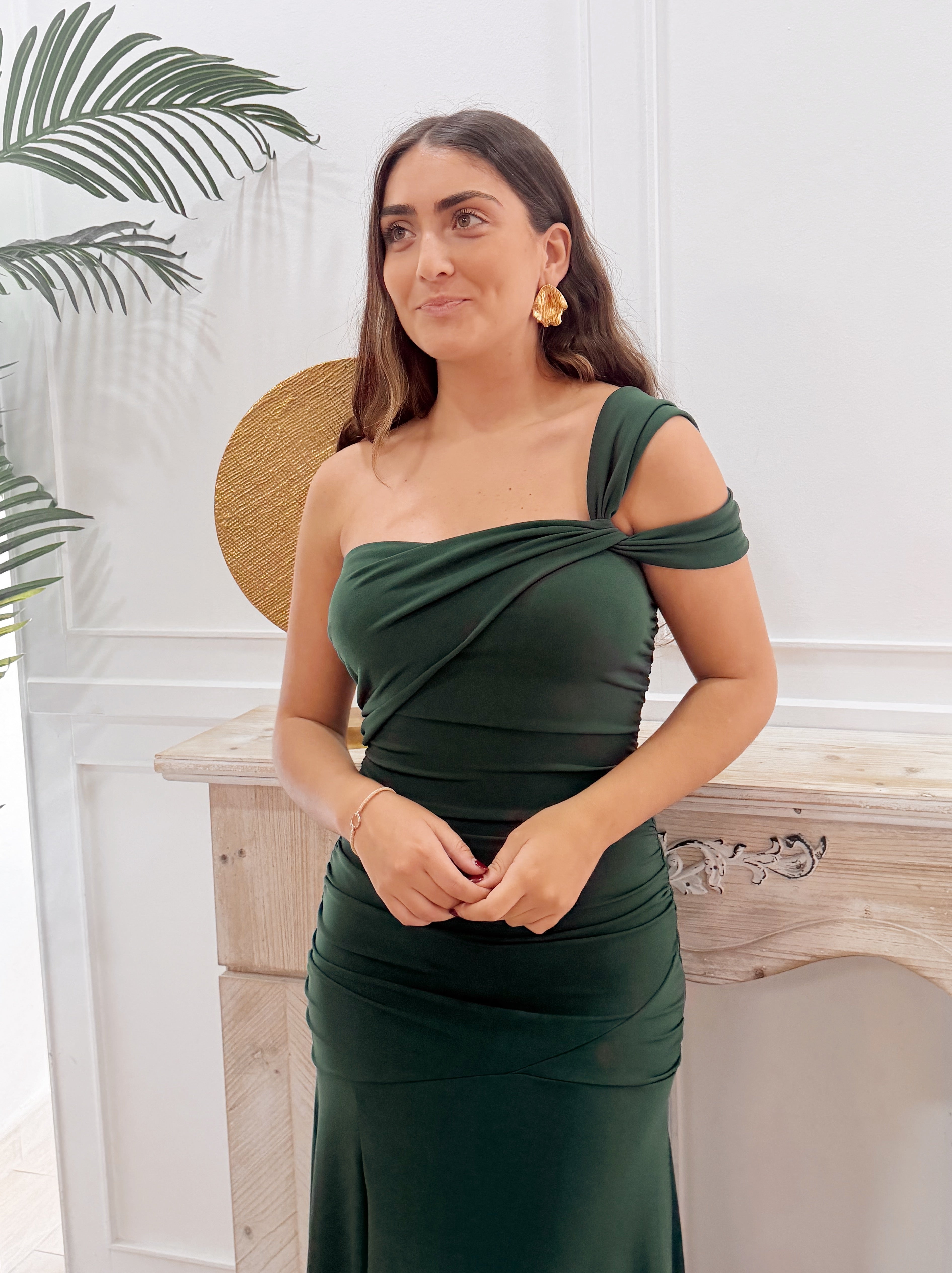 Vestido Martinna Verde Esmeralda