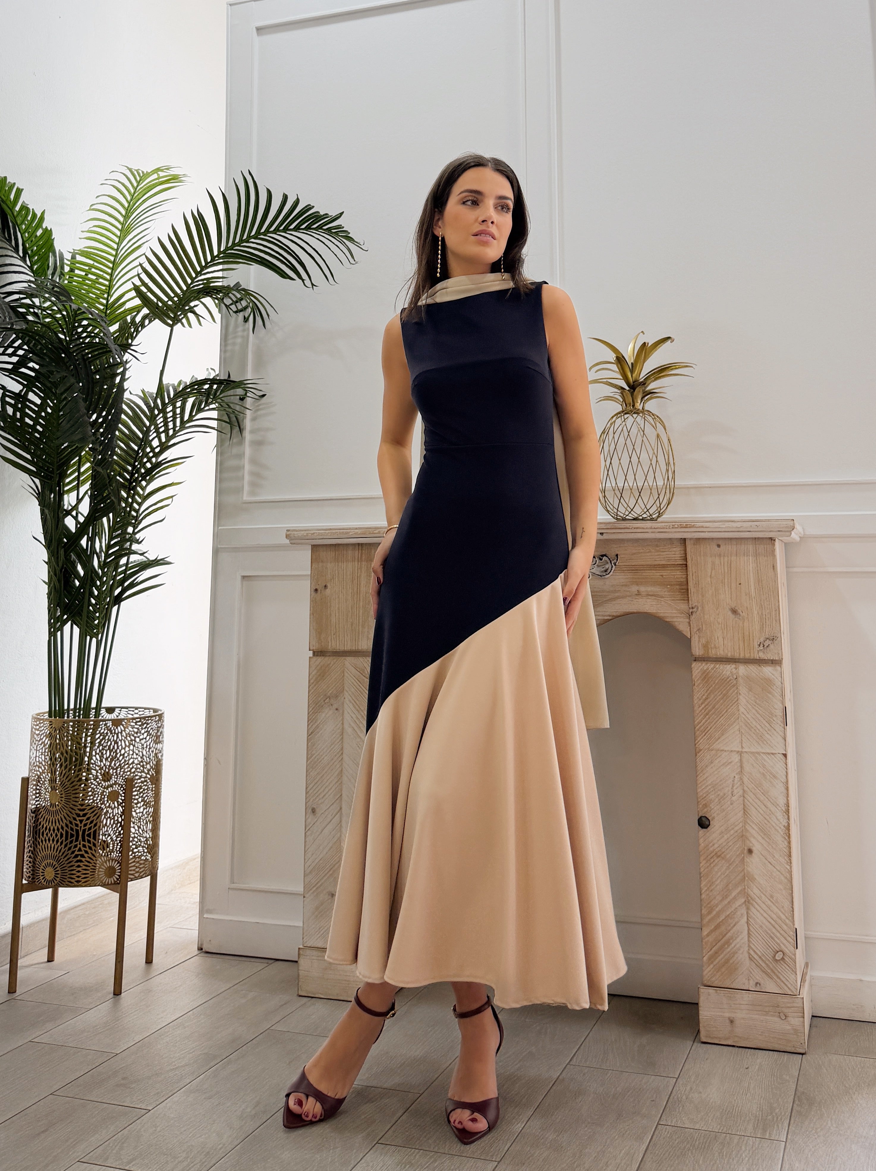 Vestido Triana Marino
