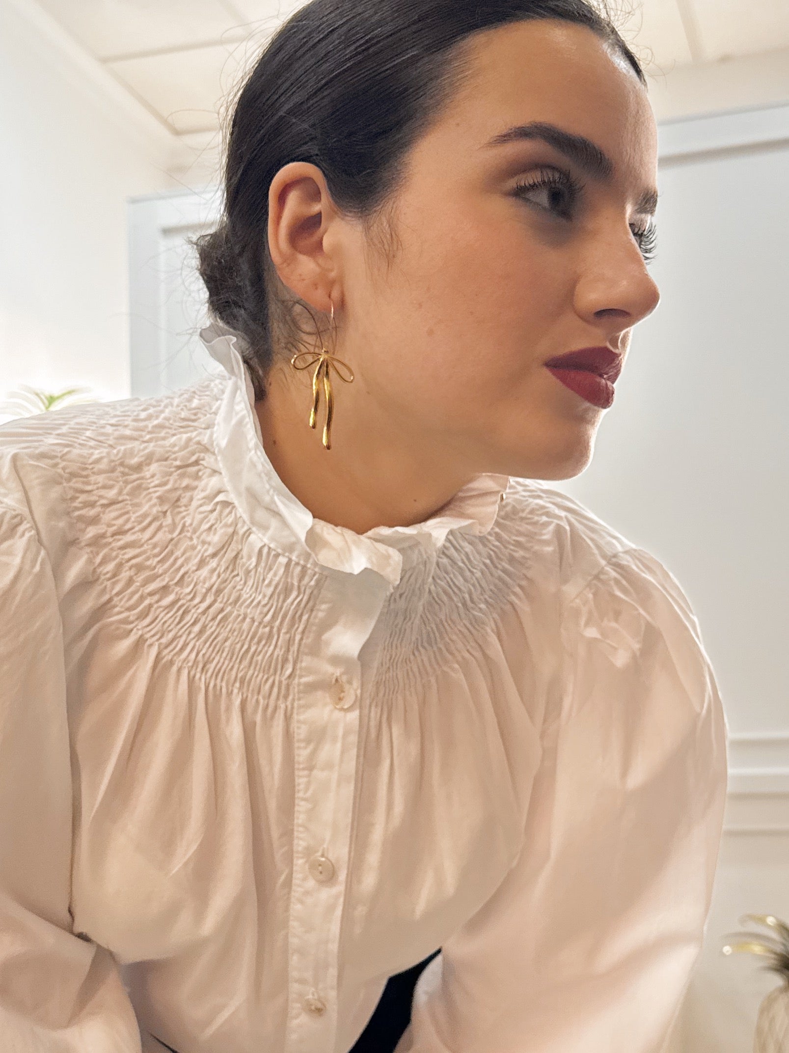 Pendientes Moñitas Dorados