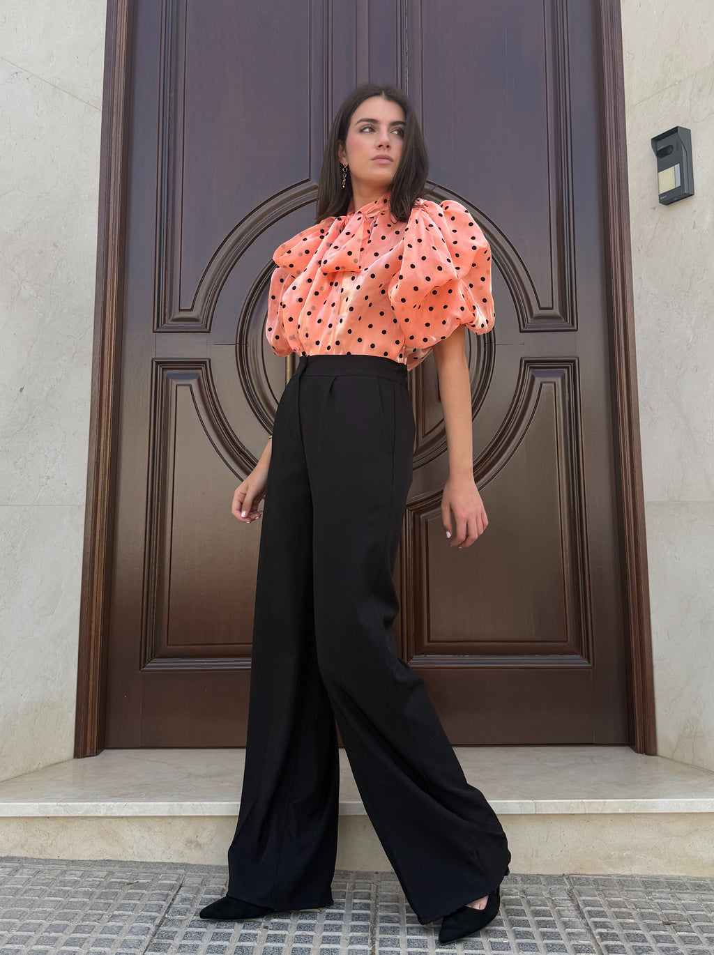 Pantalón Pinzas Negro