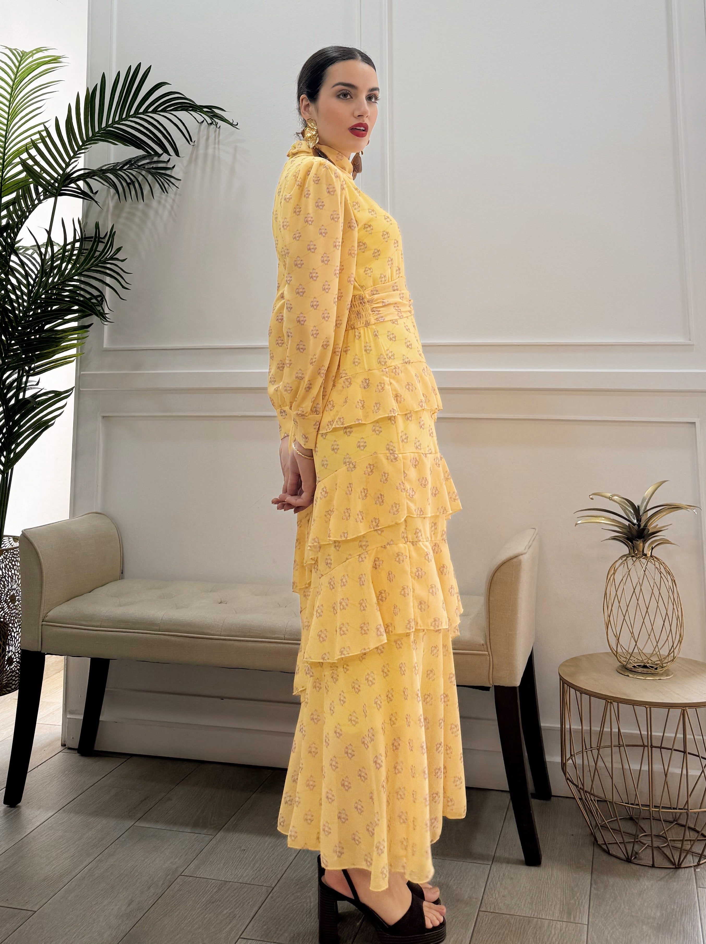 Vestido Paula Amarillo