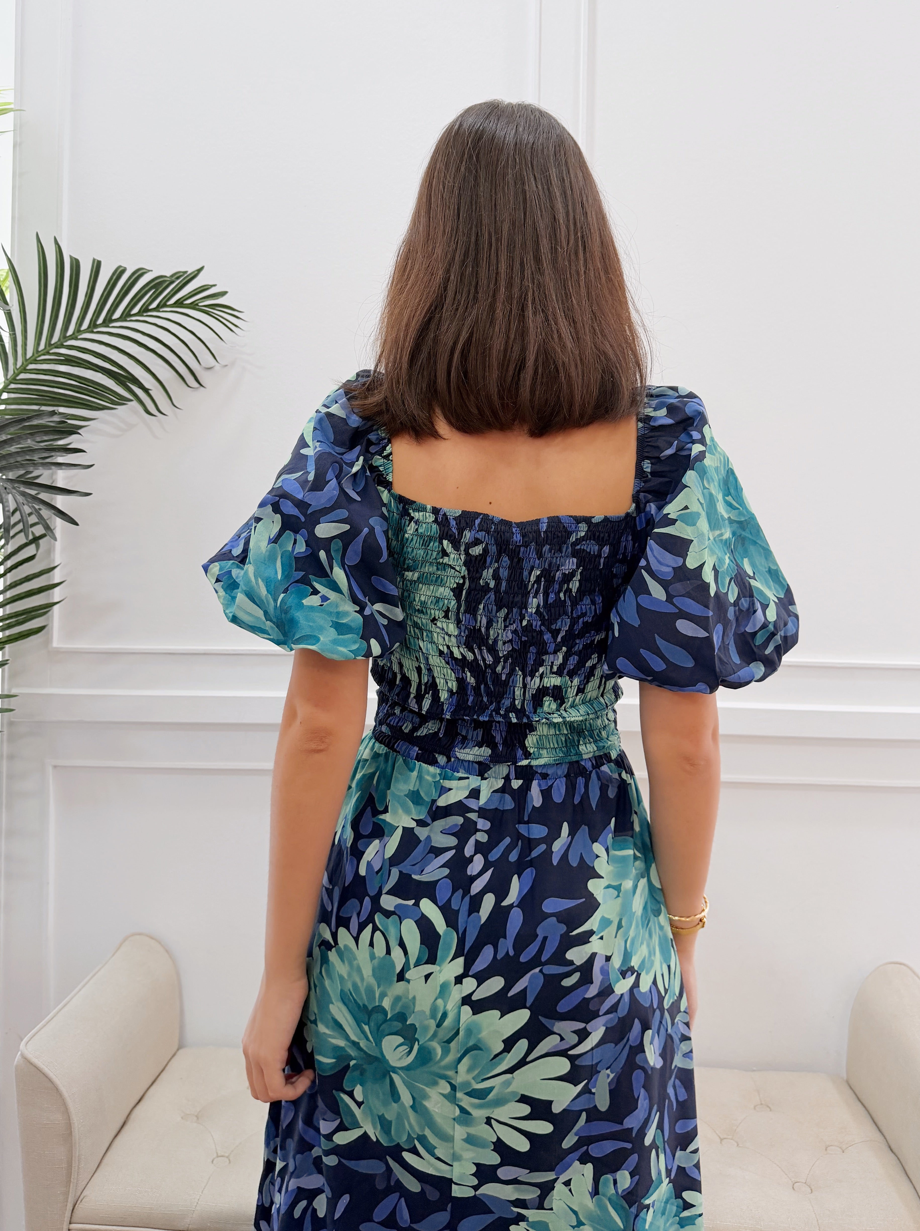 Conjunto Alba Estampado Azul