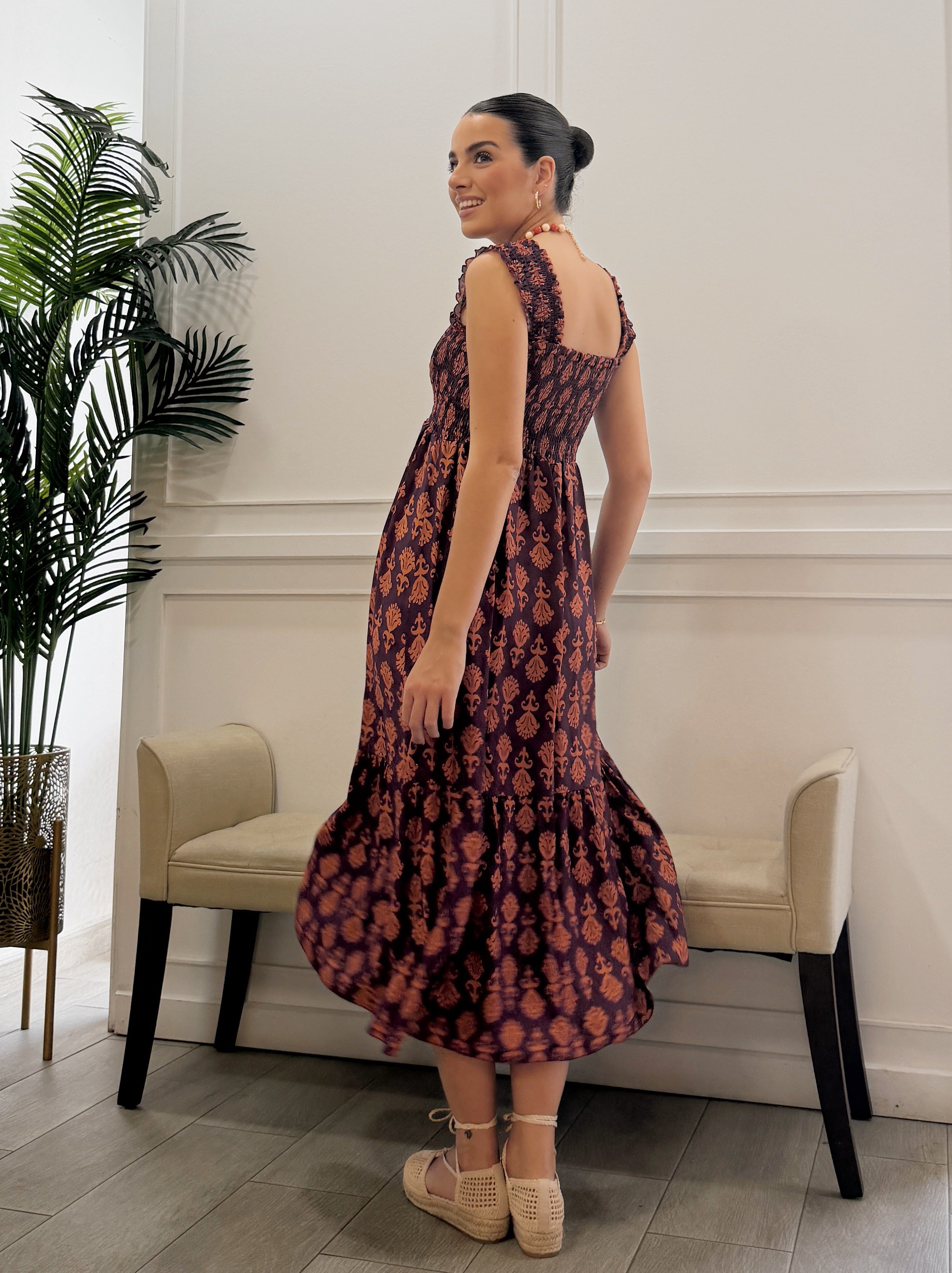 Vestido Lola Burdeos