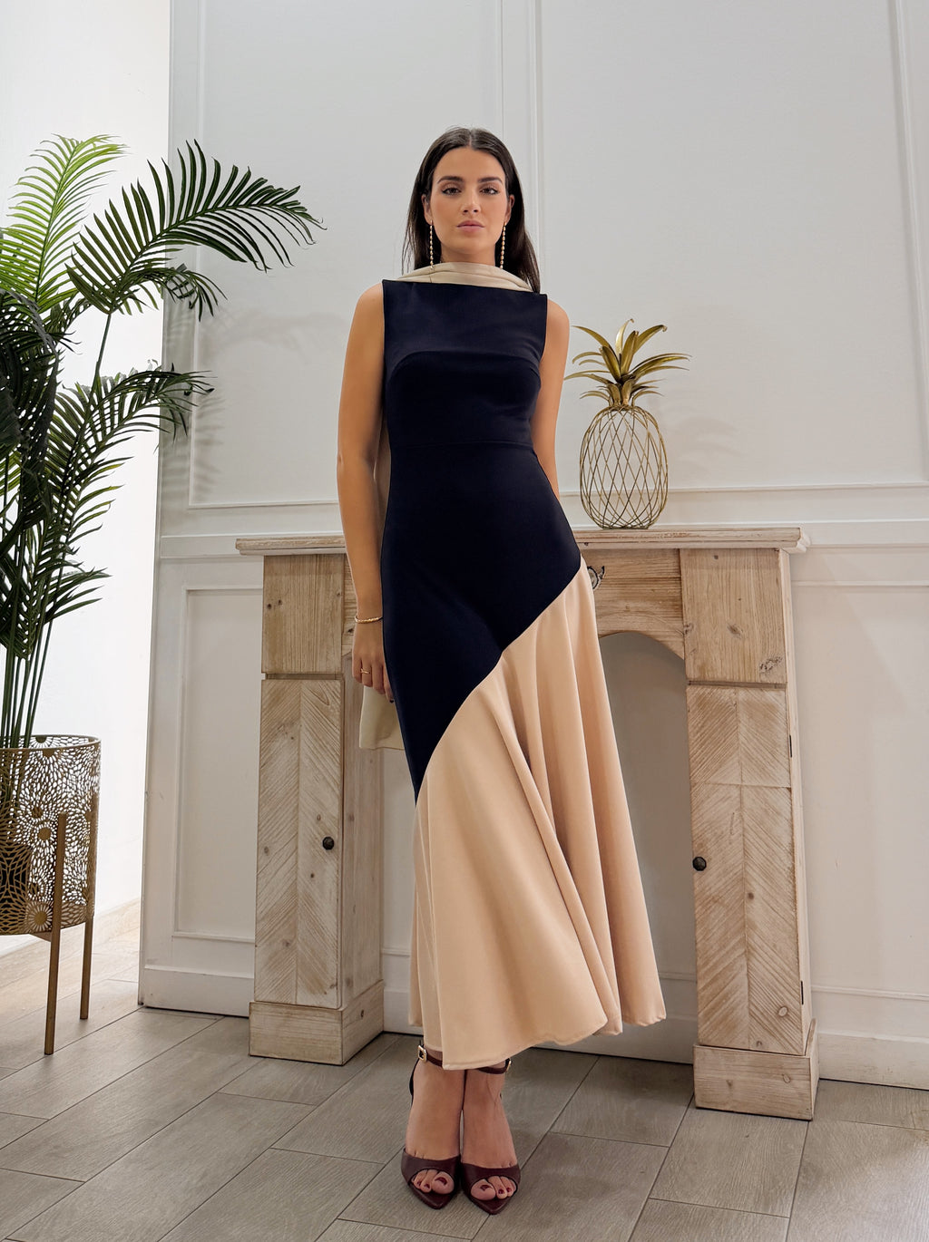 Vestido Triana Marino