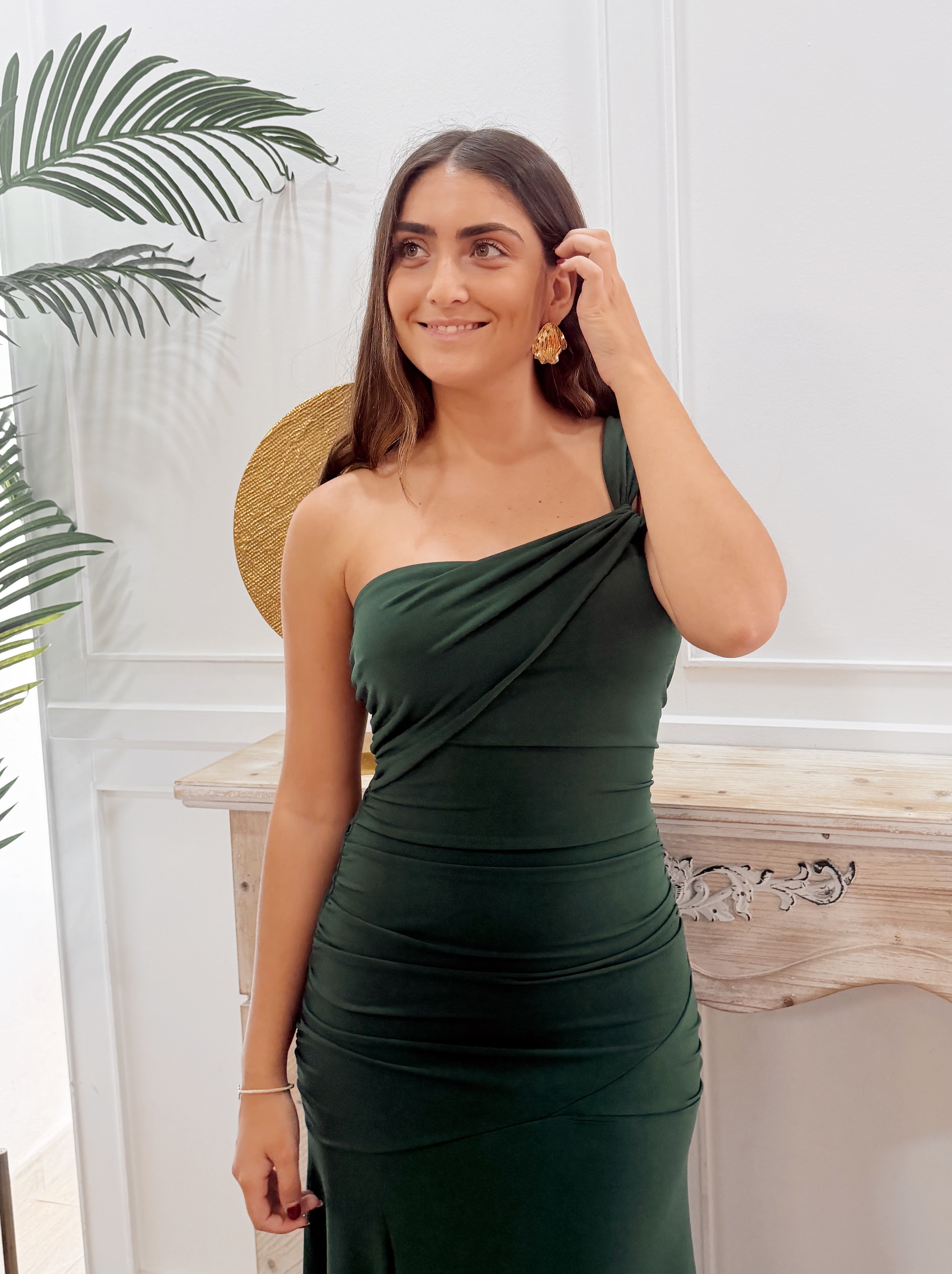 Vestido Martinna Verde Esmeralda