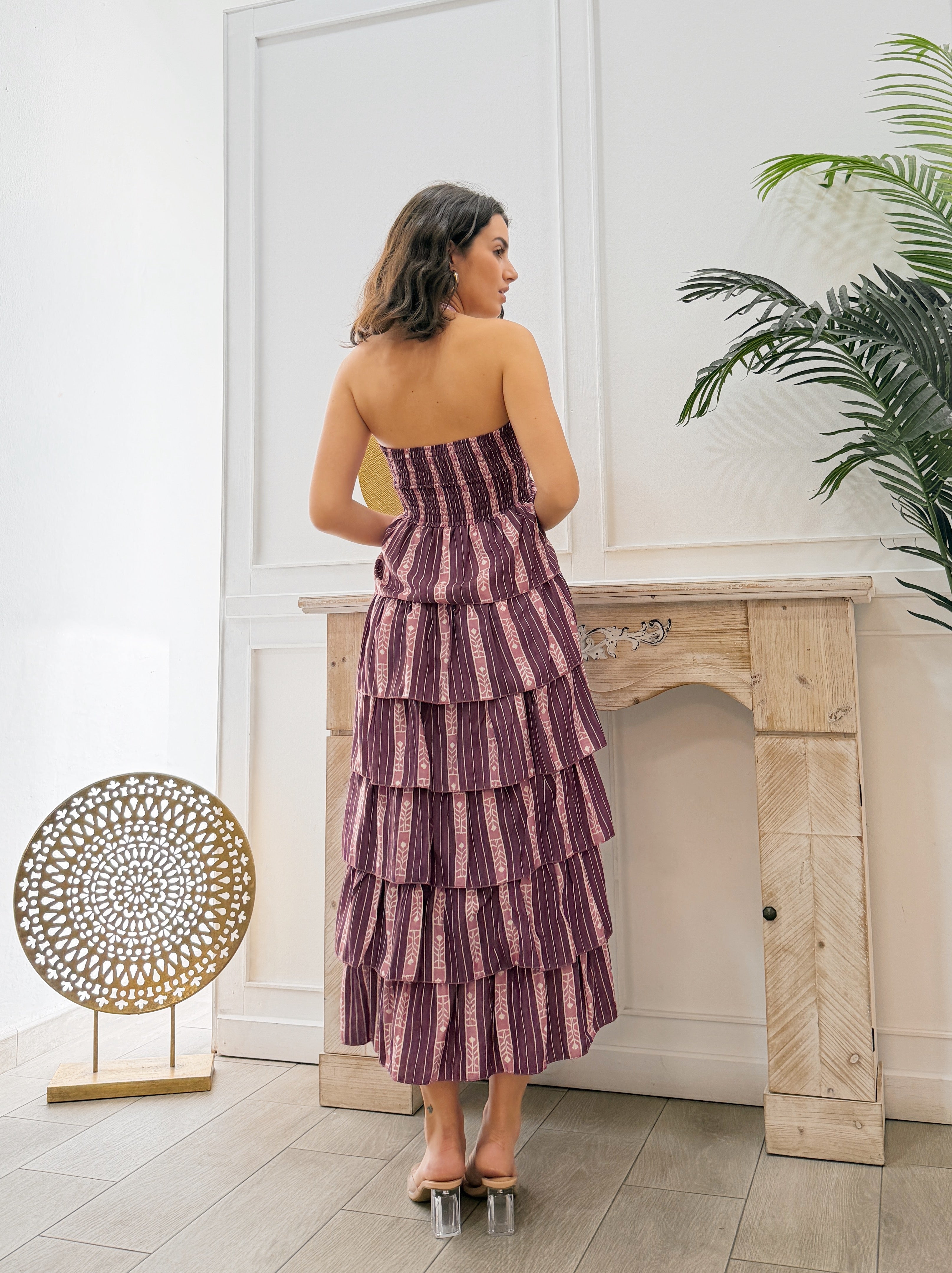Vestido Isabela Rosa